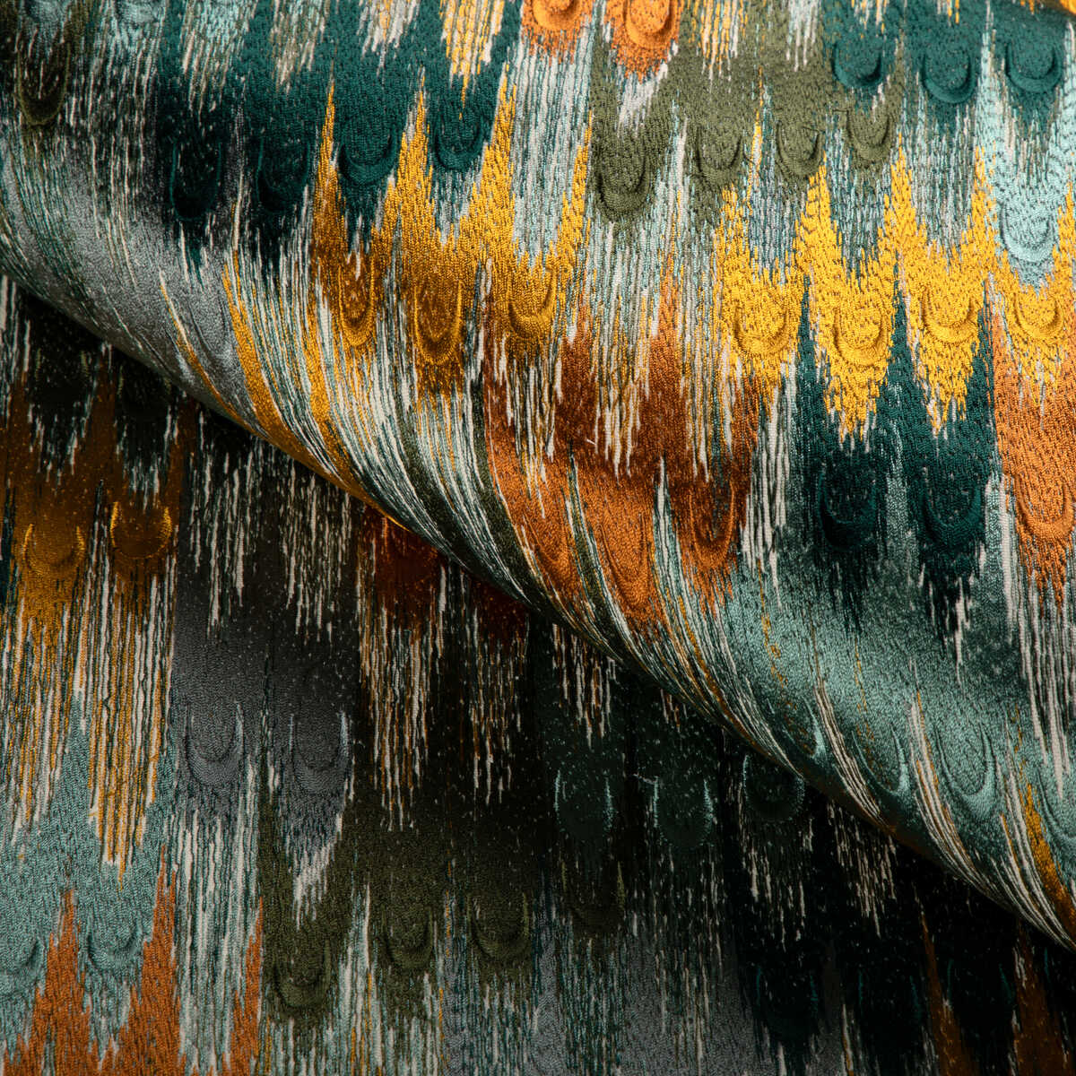 Duval Emb - Teal/Topaz - BRUNSCHWIG & FILS Fabric