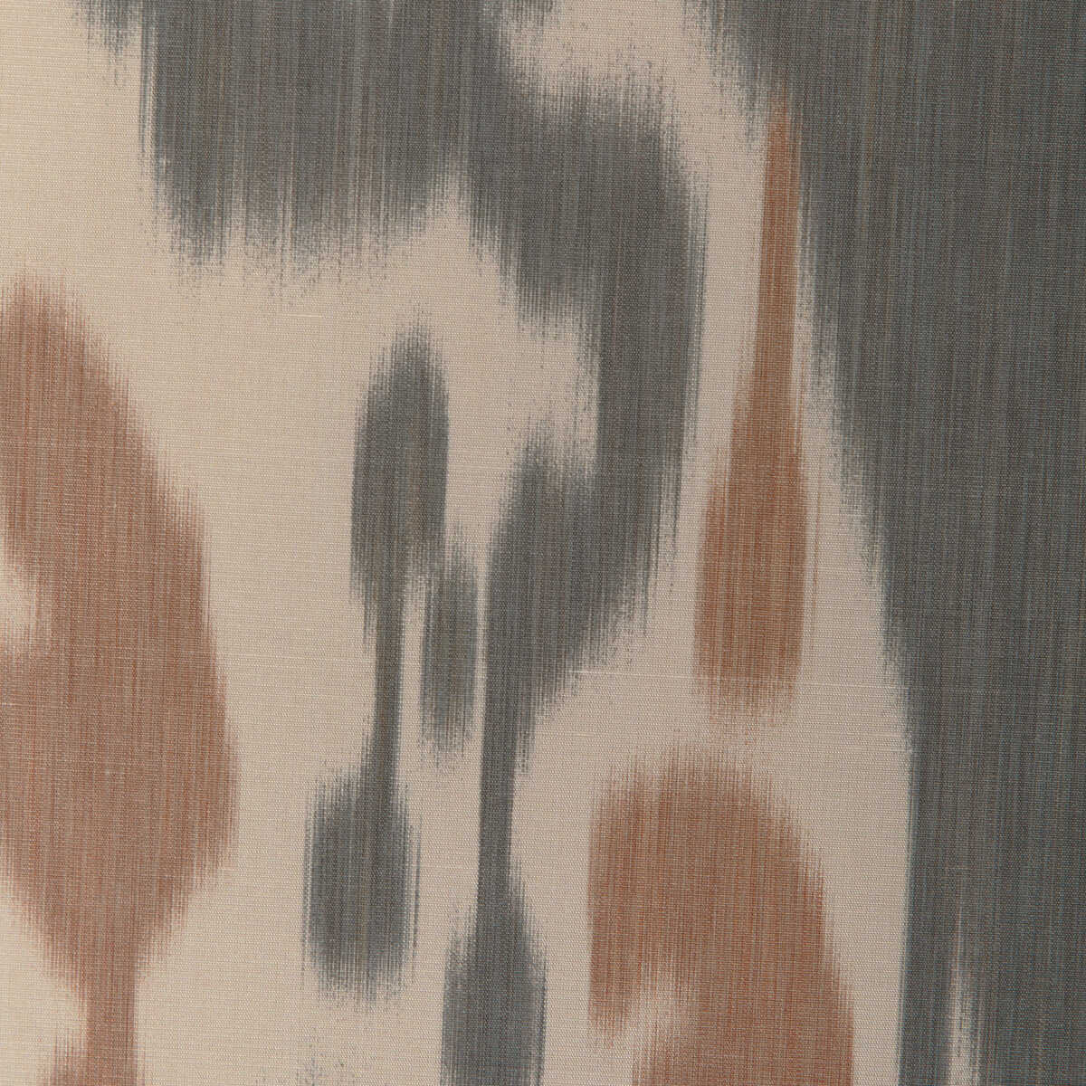 Bukara Warp Print - Ebony - BRUNSCHWIG & FILS Tela