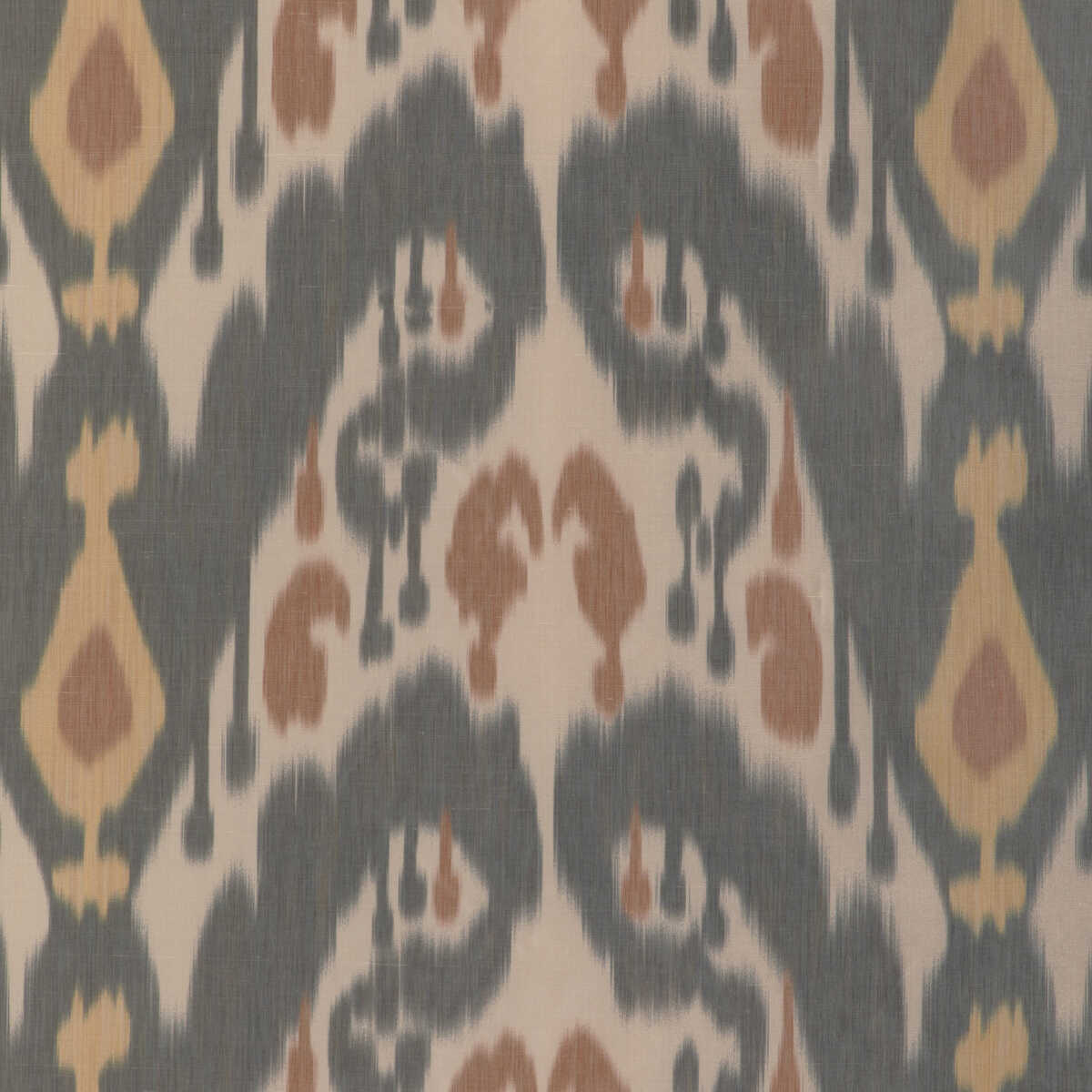 Bukara Warp Print - Ebony - BRUNSCHWIG & FILS Tela