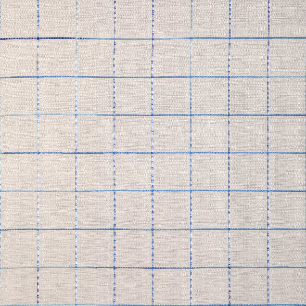 Moulin Check - Blue - BRUNSCHWIG & FILS Fabric