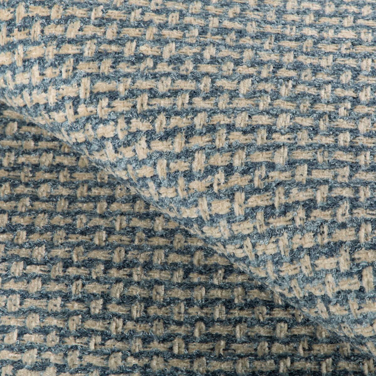 Nivolet Texture - Blue - BRUNSCHWIG & FILS Tela