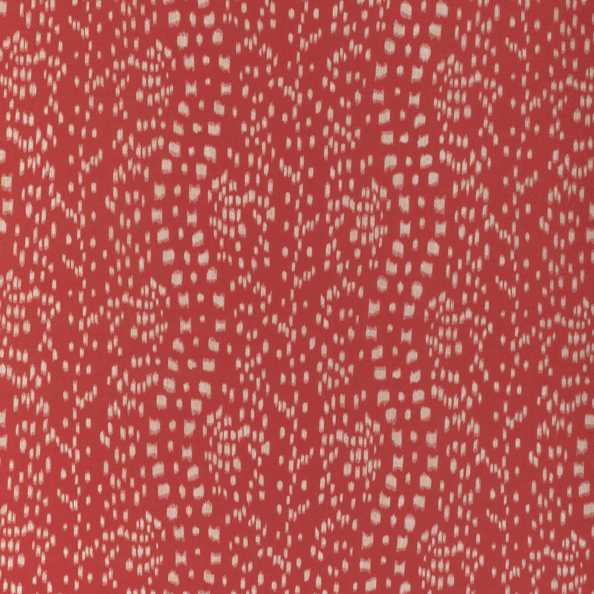 Les Touches Reverse - Red - BRUNSCHWIG & FILS Fabric