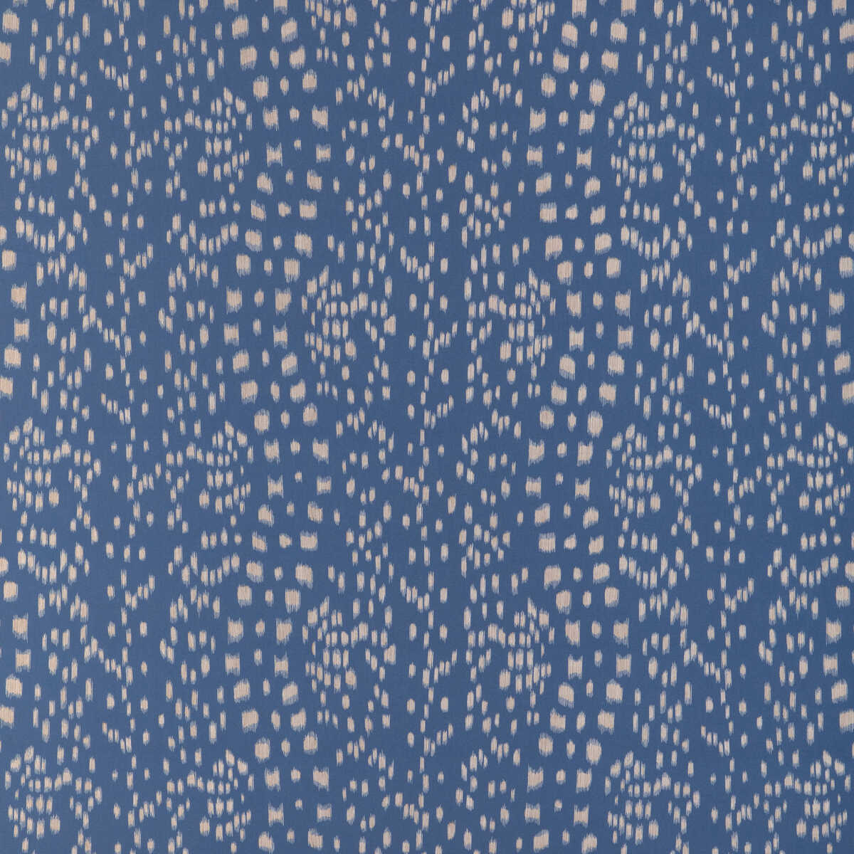 Les Touches Reverse - Blue - BRUNSCHWIG & FILS Fabric