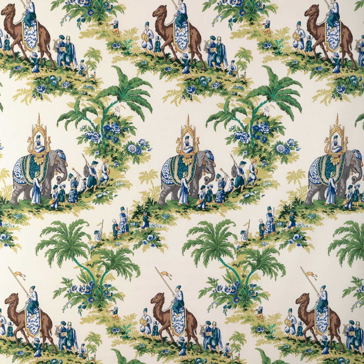Beauport Promenade - Forest - BRUNSCHWIG & FILS Fabric