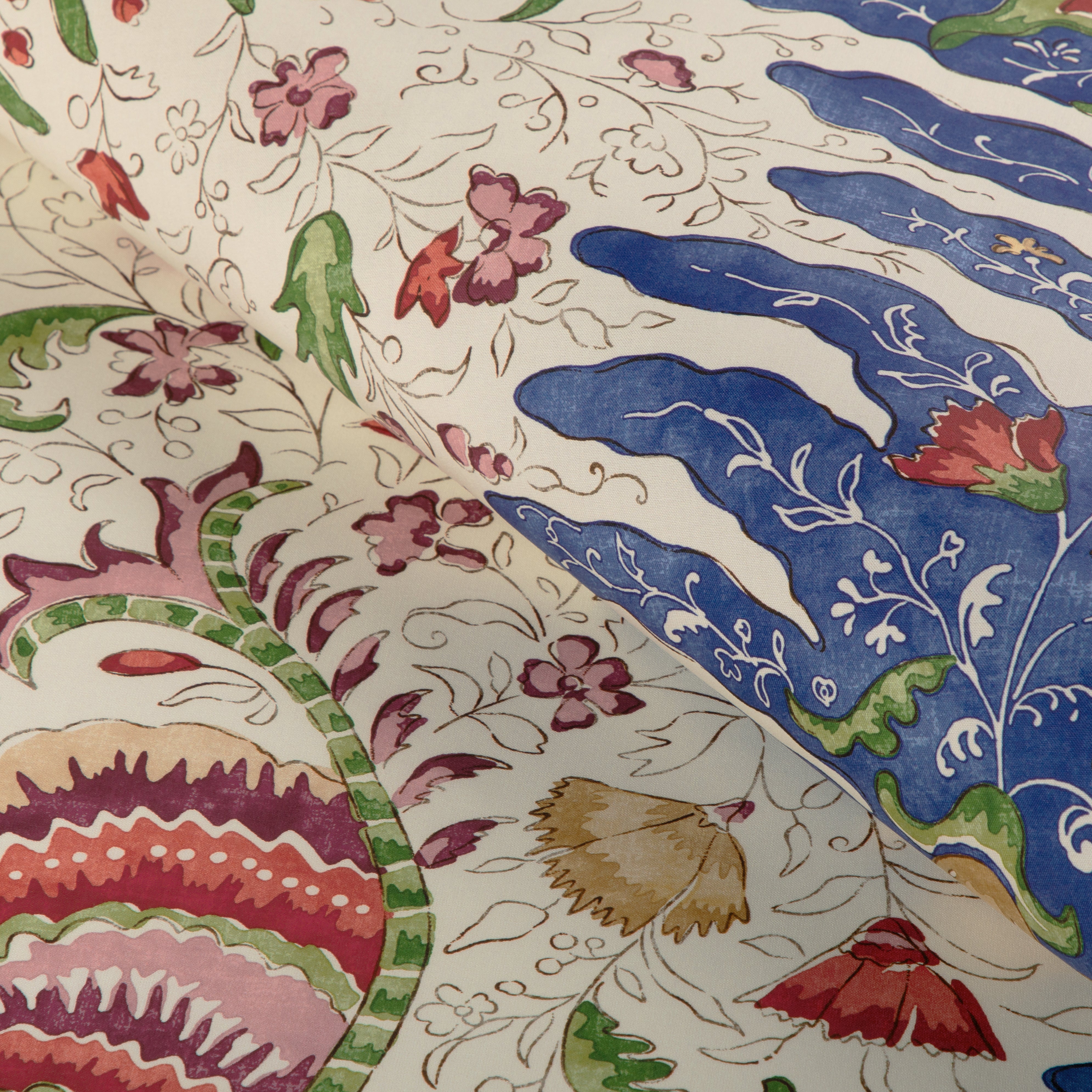 Riviere Print - Blue - Brunschwig & Fils Fabric