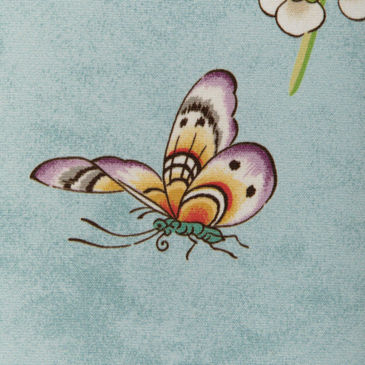 Kanchou Print - Aqua - BRUNSCHWIG & FILS Fabric