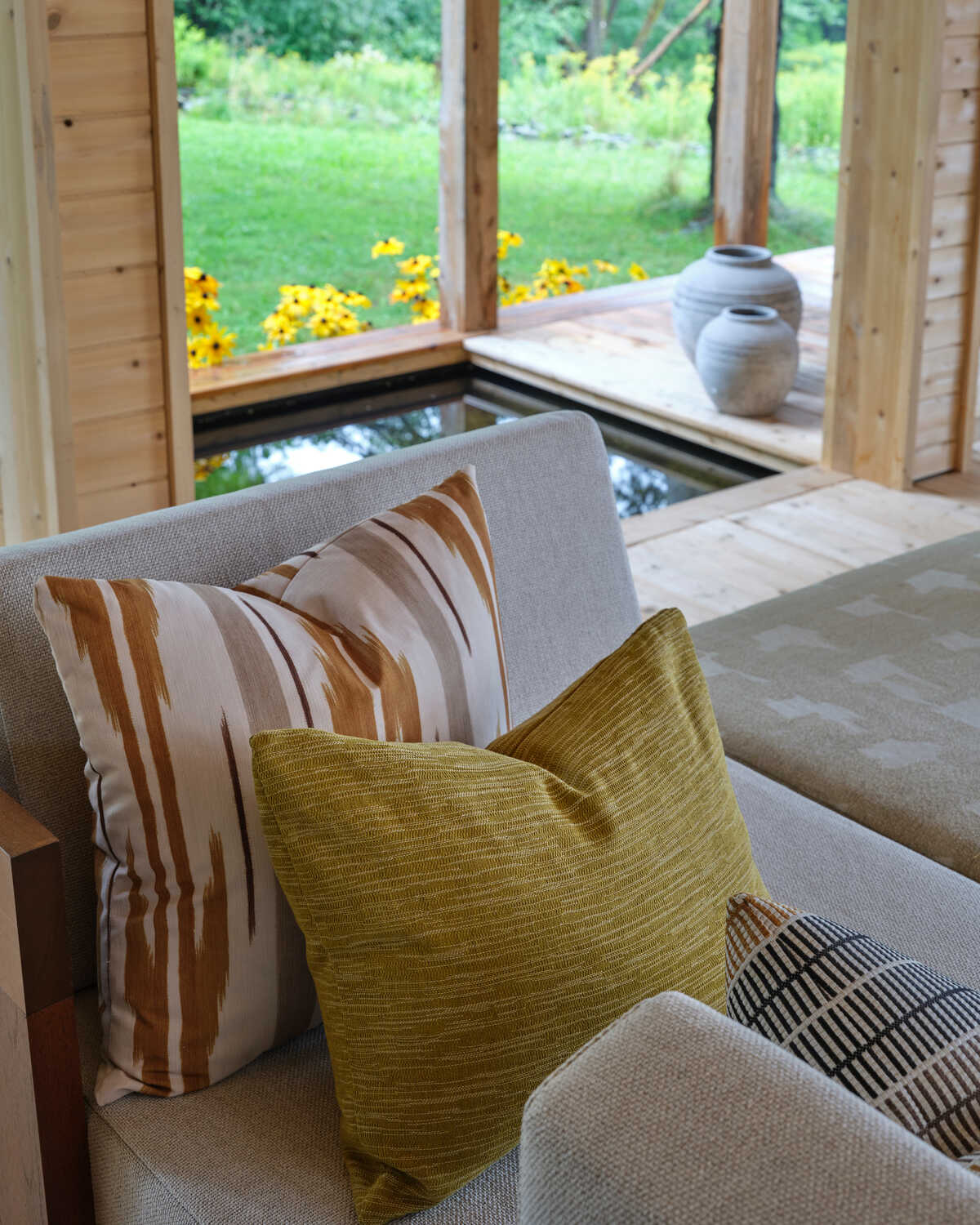 La Mer Weave - Citron - BRUNSCHWIG & FILS Tela