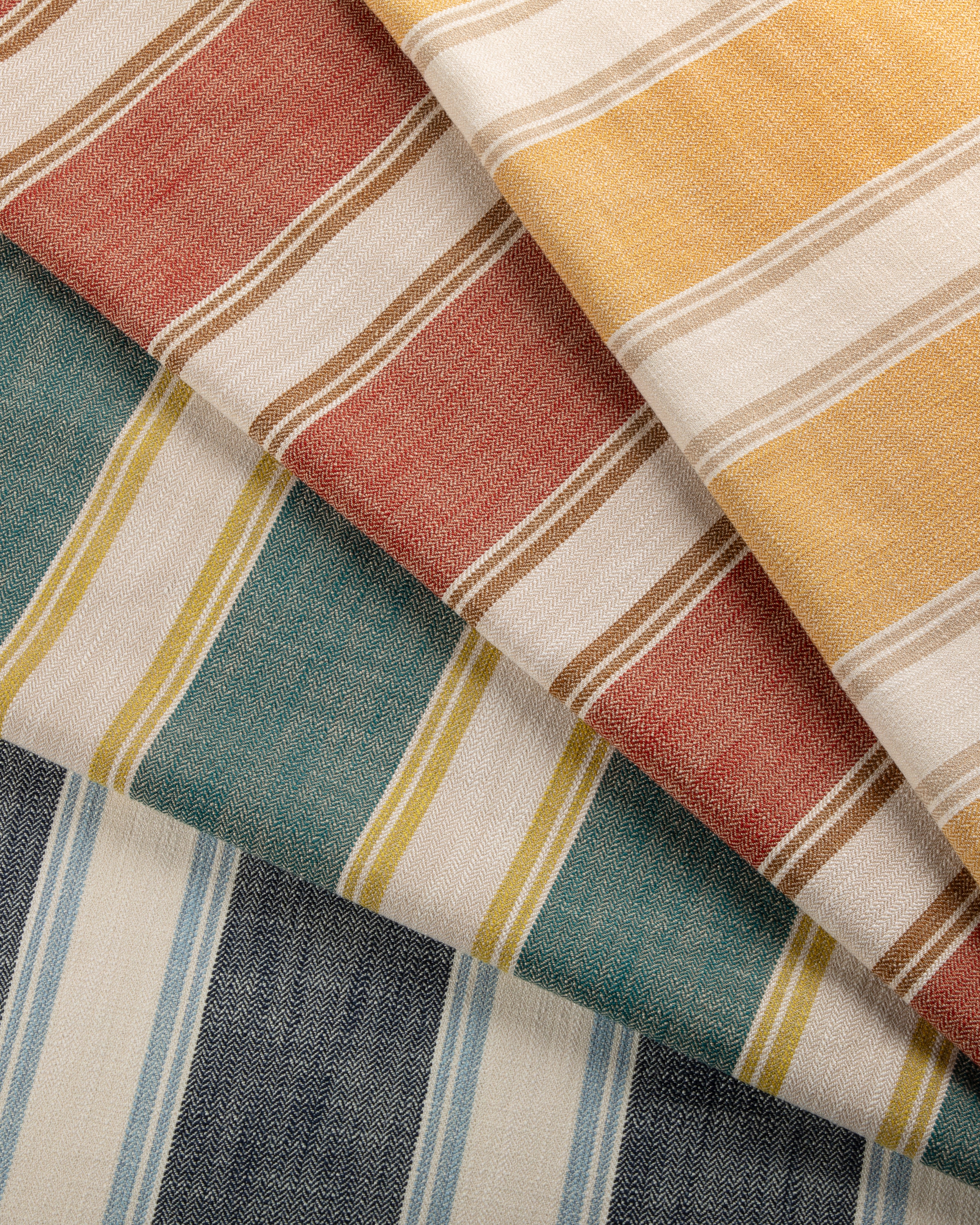 La Riviera Stripe - Ochre - Brunschwig & Fils Fabric