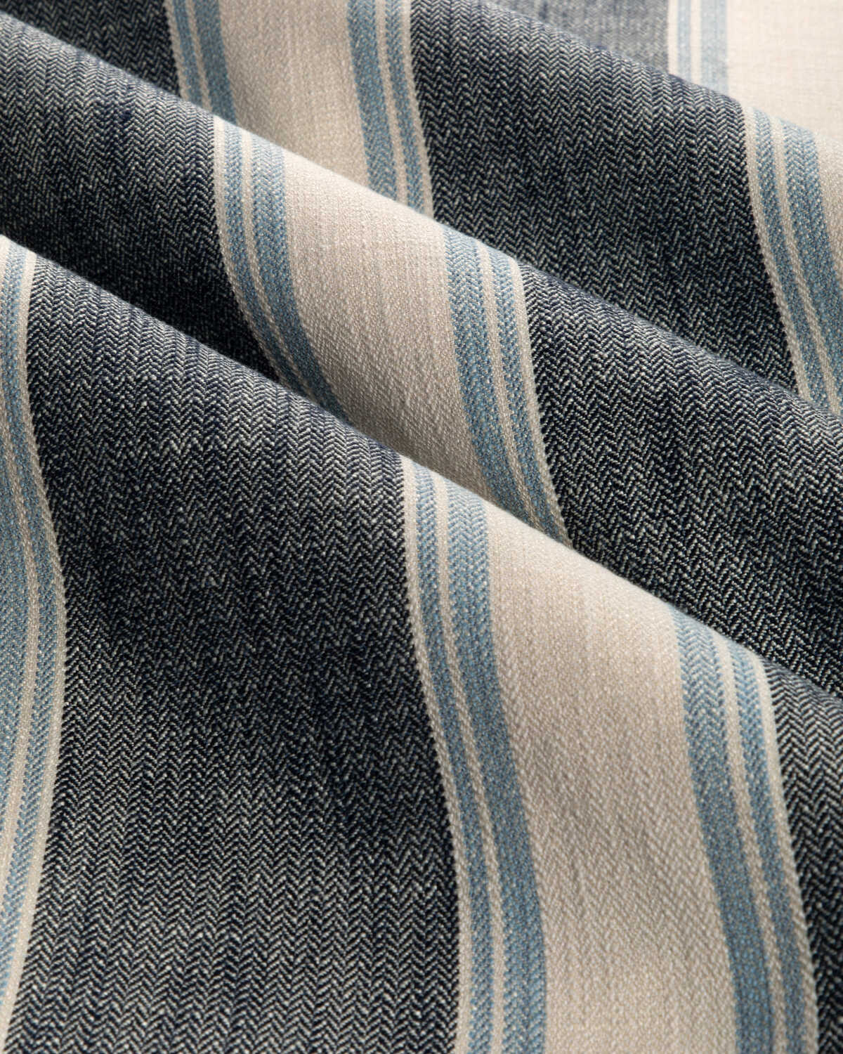La Riviera Stripe - Blue - BRUNSCHWIG & FILS Fabric