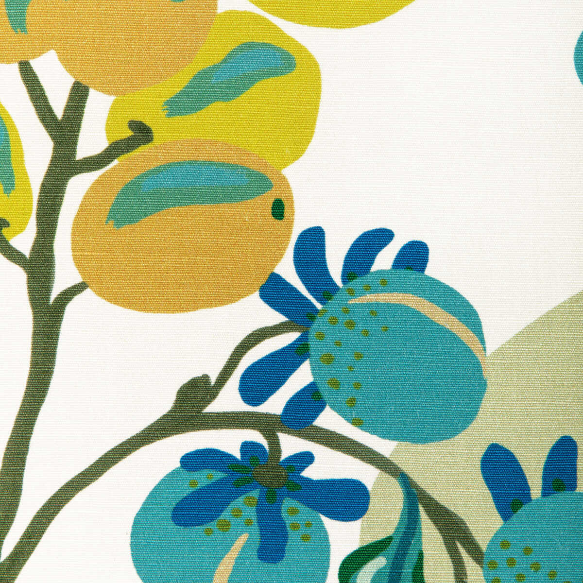 Pomelo Print - Marine - BRUNSCHWIG & FILS Tela