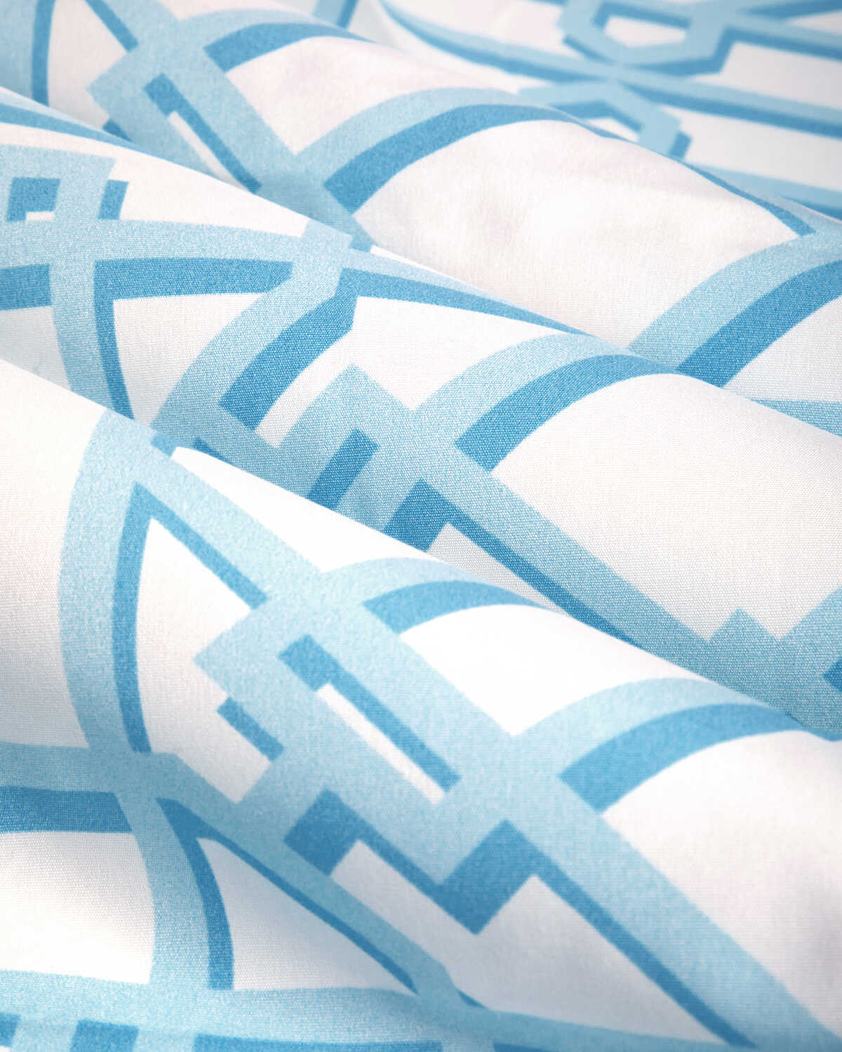 Pavilion Trellis - Aqua - BRUNSCHWIG & FILS Tela
