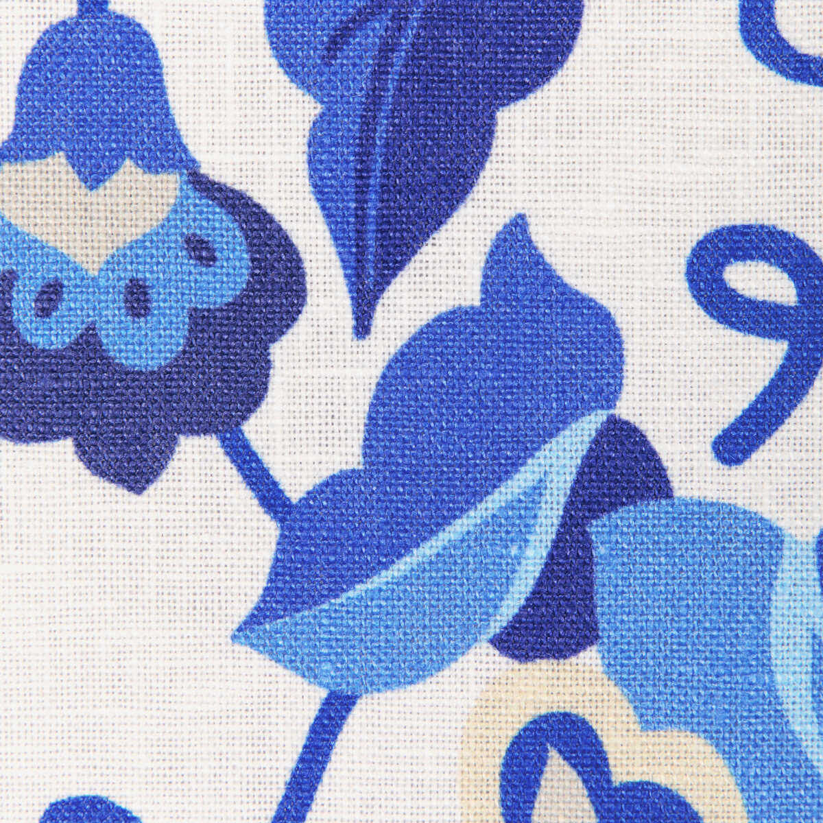 Botanique Print - Blue - BRUNSCHWIG & FILS Tela