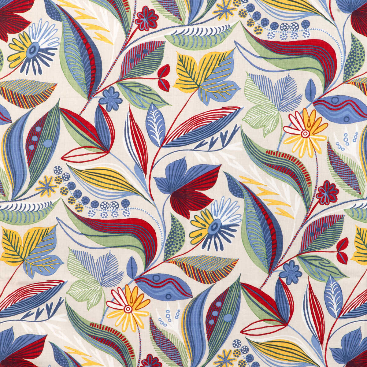 Carlsten Print - Primary - BRUNSCHWIG & FILS Tela