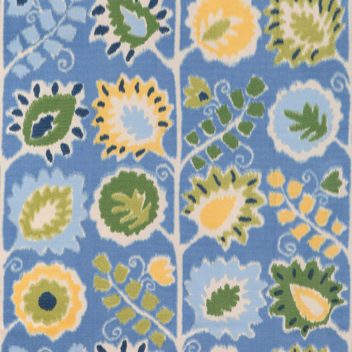 Rosendal Warp Print - Delft - BRUNSCHWIG & FILS Tela