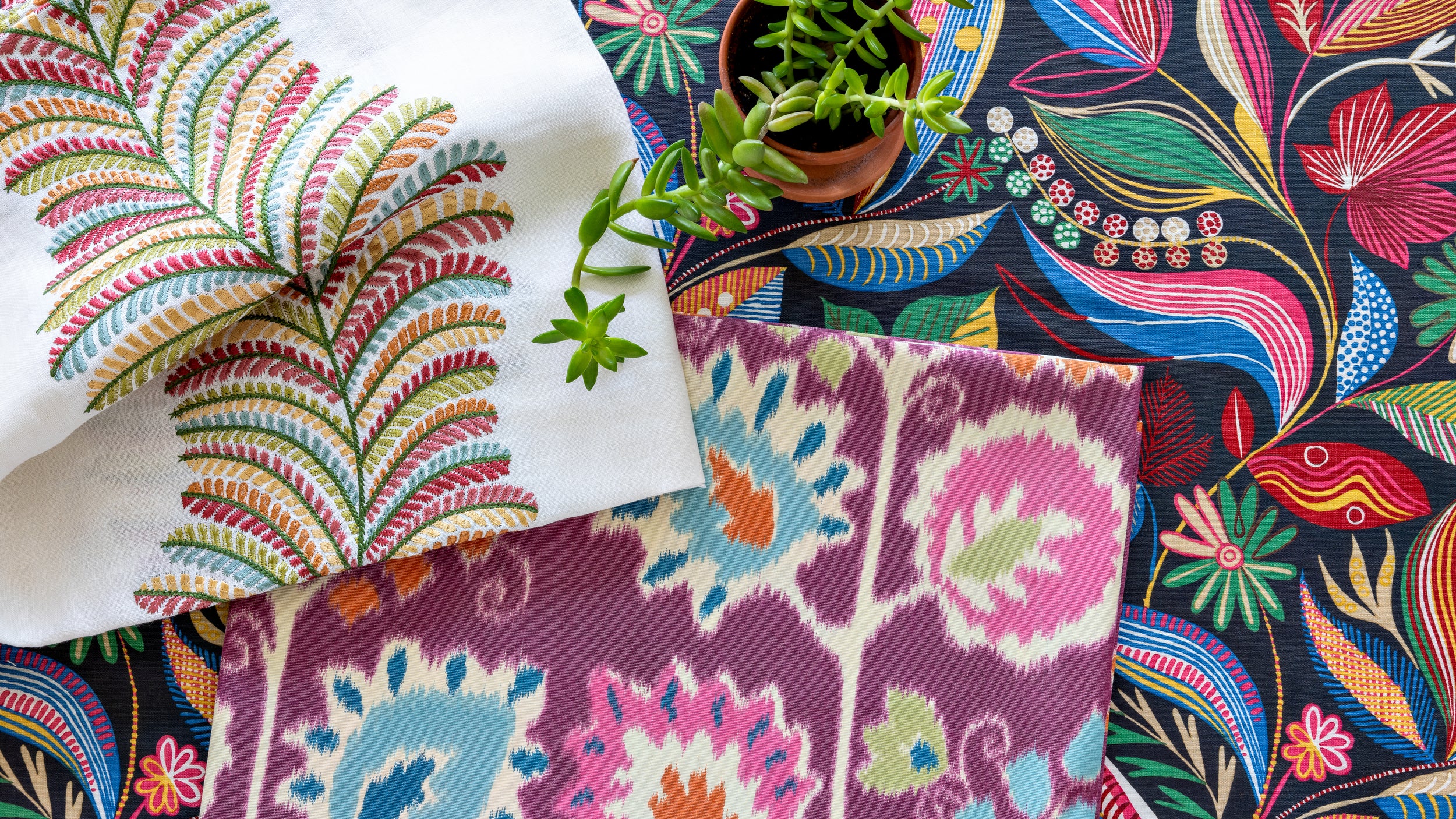 Rowan Emb - Spring - Brunschwig & Fils Fabric