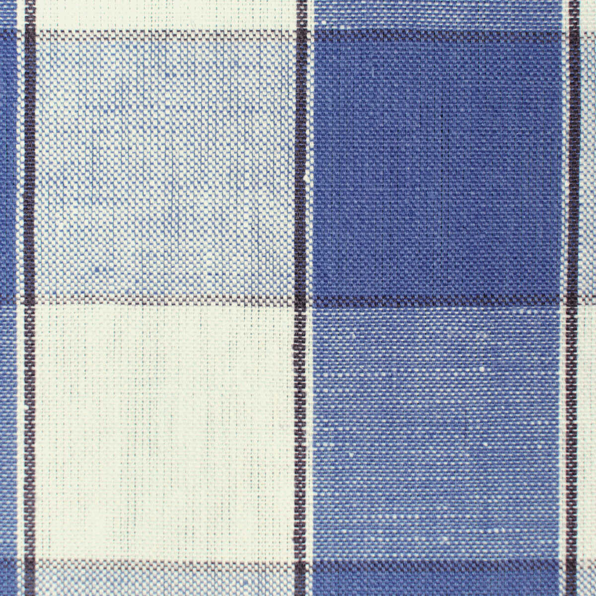 Clemens Check - Blue - BRUNSCHWIG & FILS Tela