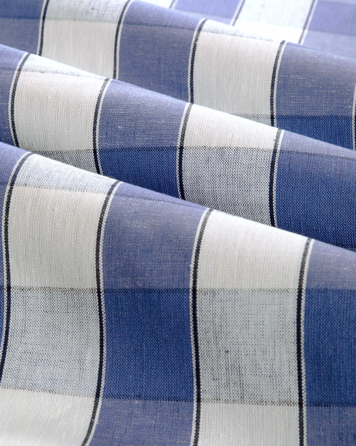 Clemens Check - Blue - BRUNSCHWIG & FILS Tela