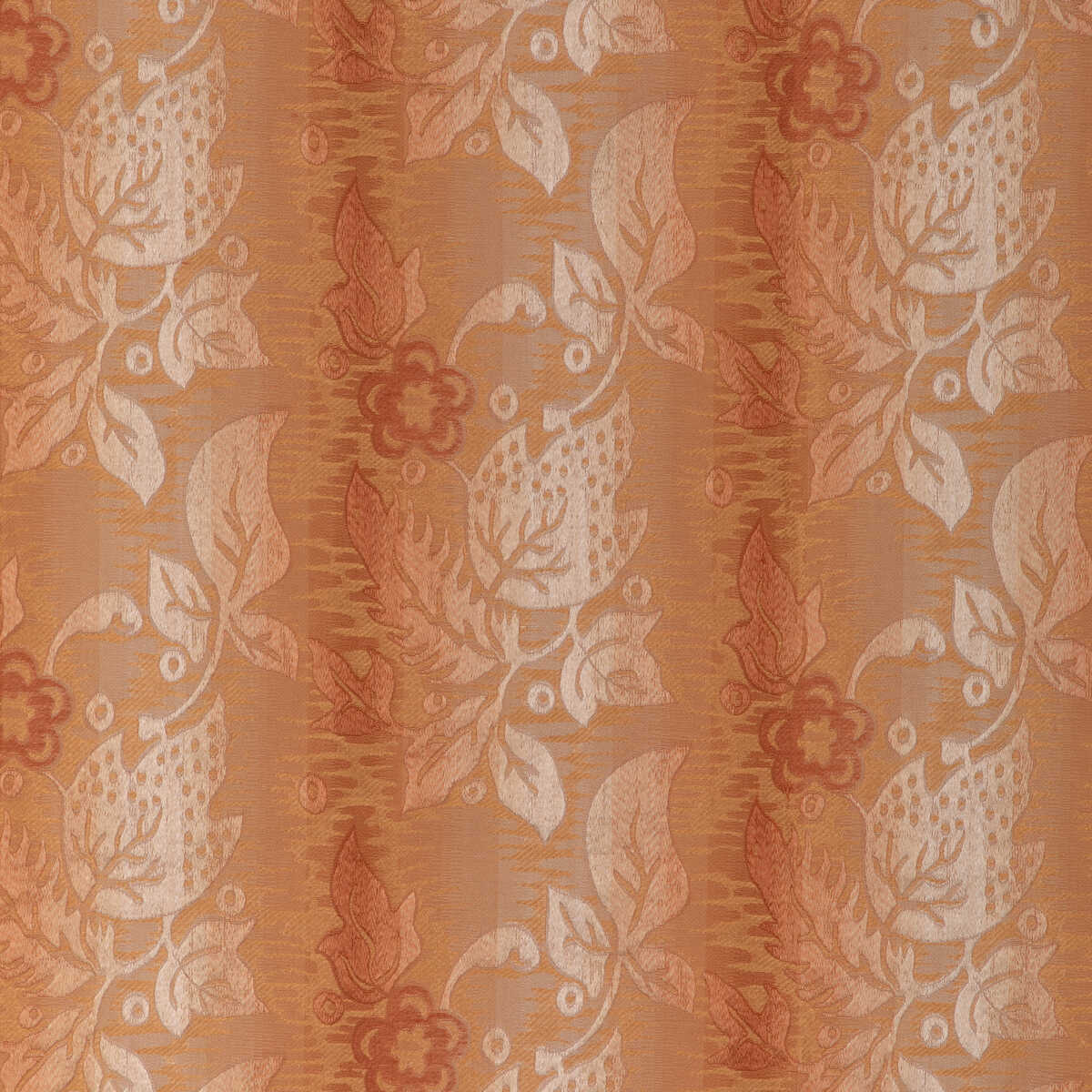 Primavera Brocatelle - Apricot - BRUNSCHWIG & FILS Fabric