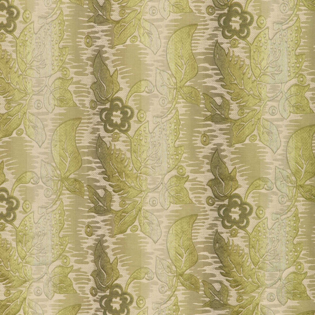 Primavera Brocatelle - Leaf - BRUNSCHWIG & FILS Fabric