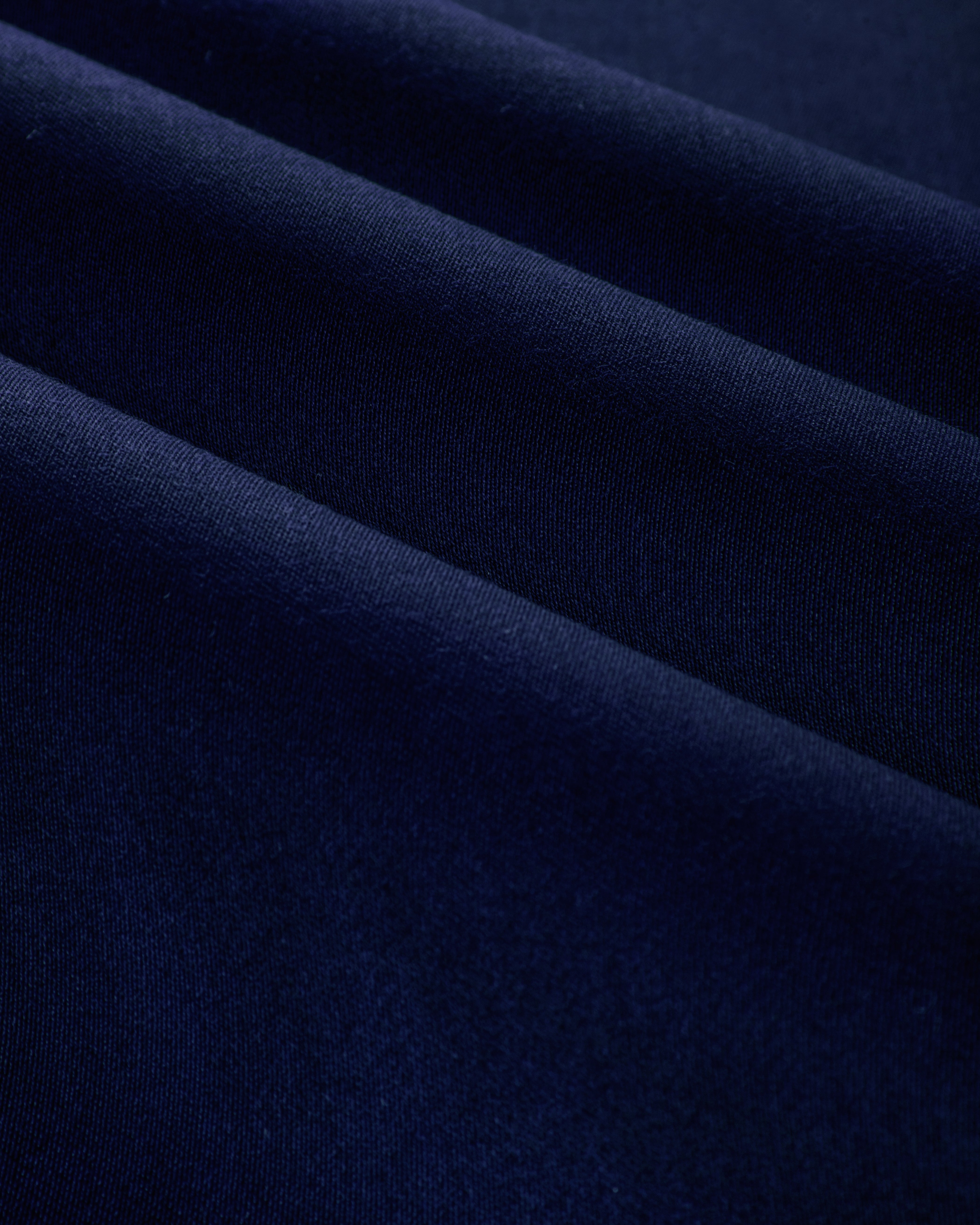 Athena Wool Satin - Navy - Brunschwig & Fils Fabric