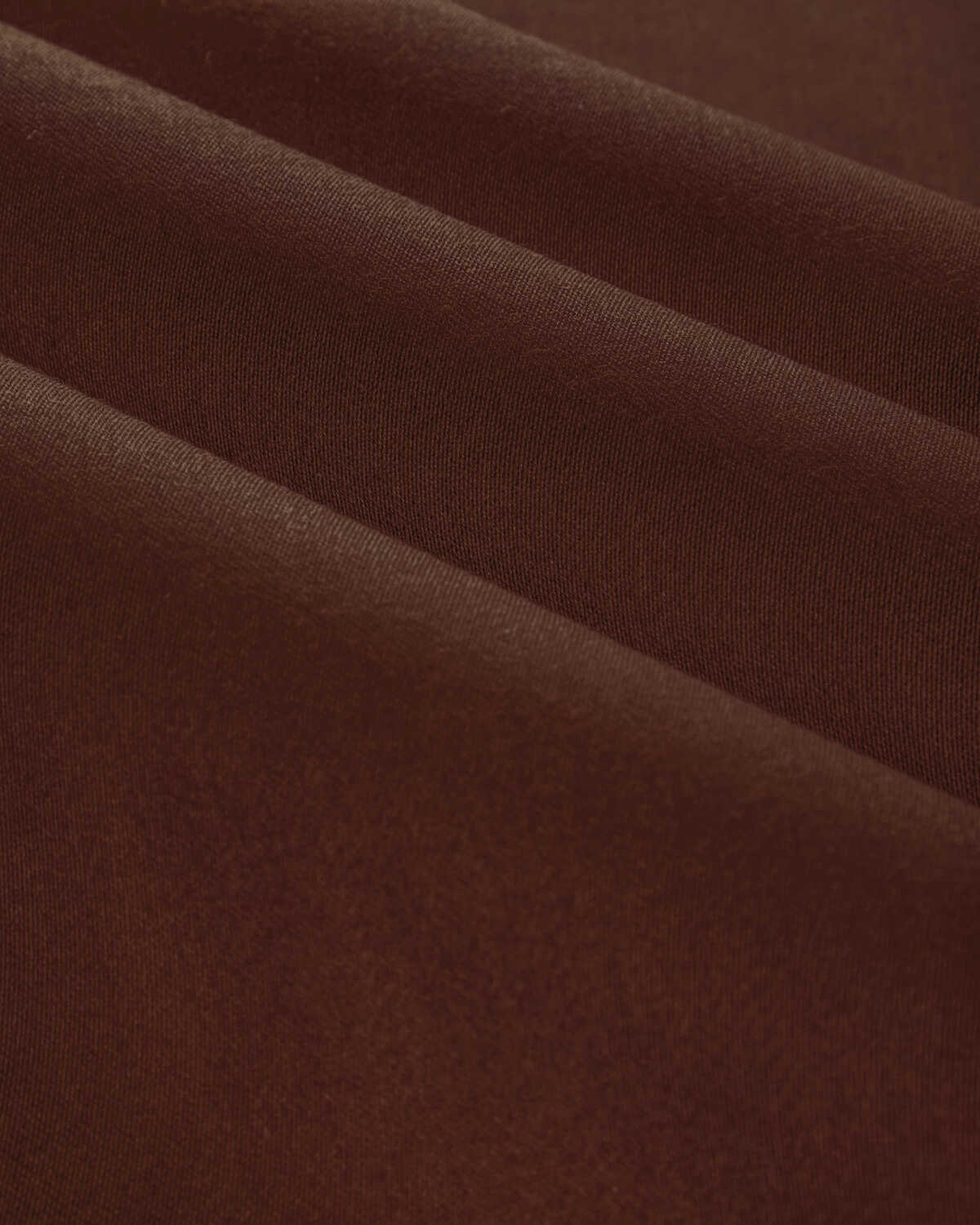 Athena Wool Satin - Brown - BRUNSCHWIG & FILS Fabric