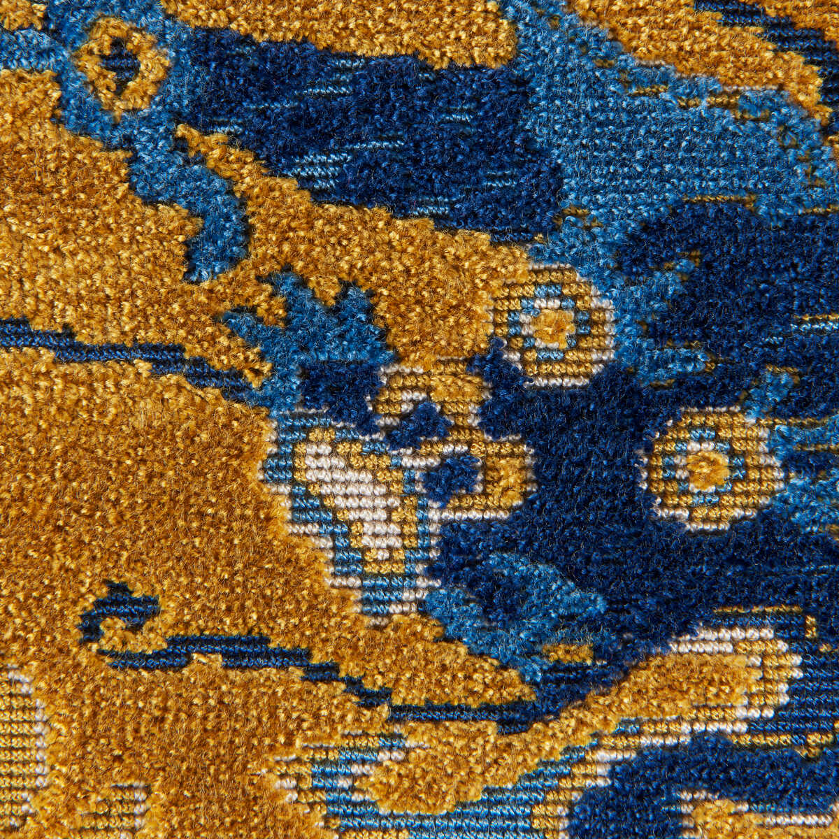 Le Dragon Velvet - Gold - BRUNSCHWIG & FILS Tela