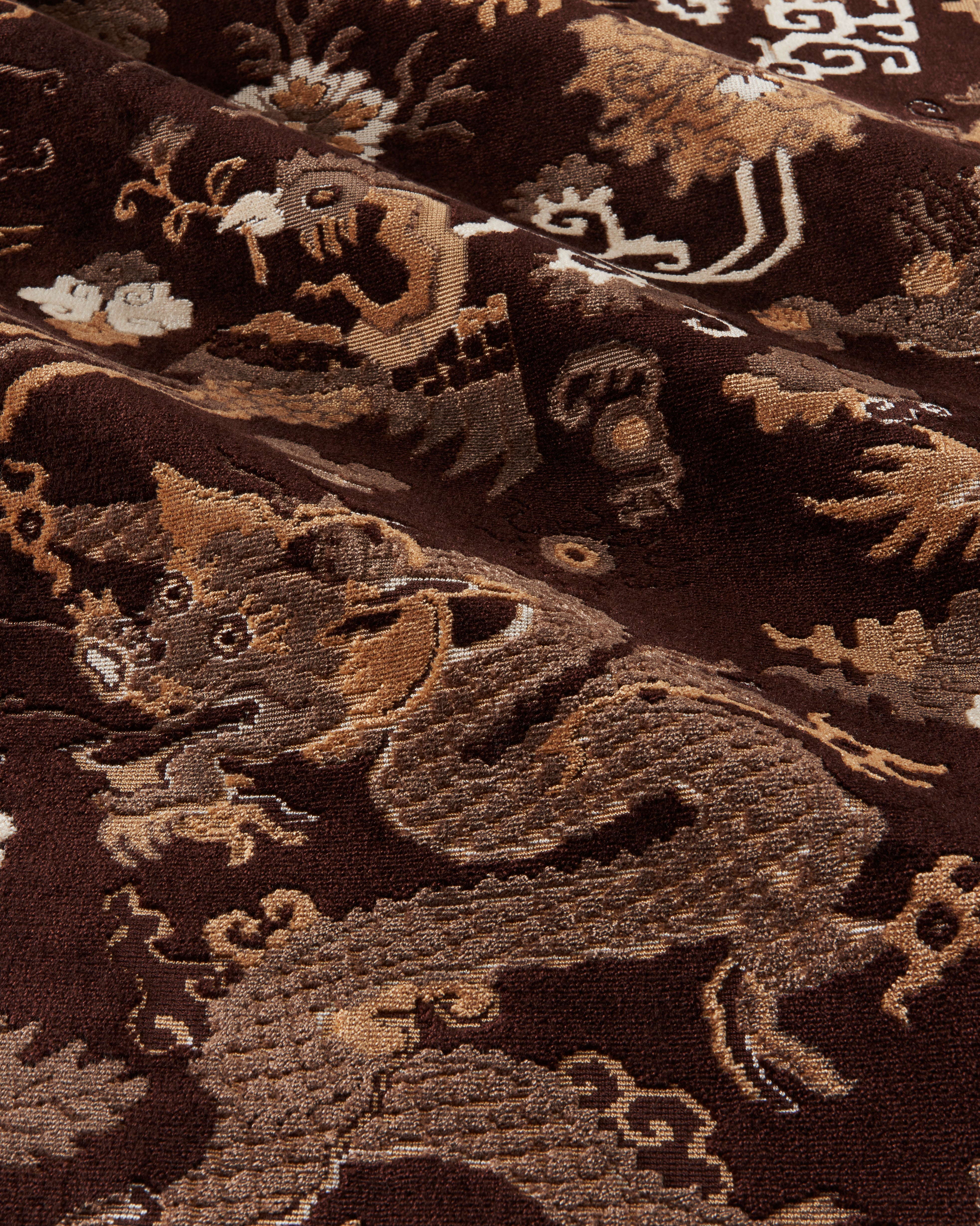 Le Dragon Velvet - Umber - Brunschwig & Fils Fabric