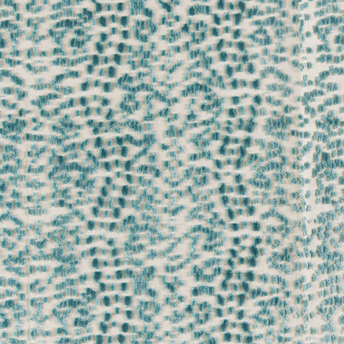 Les Touches Velvet - Aqua - Brunschwig & Fils Fabric