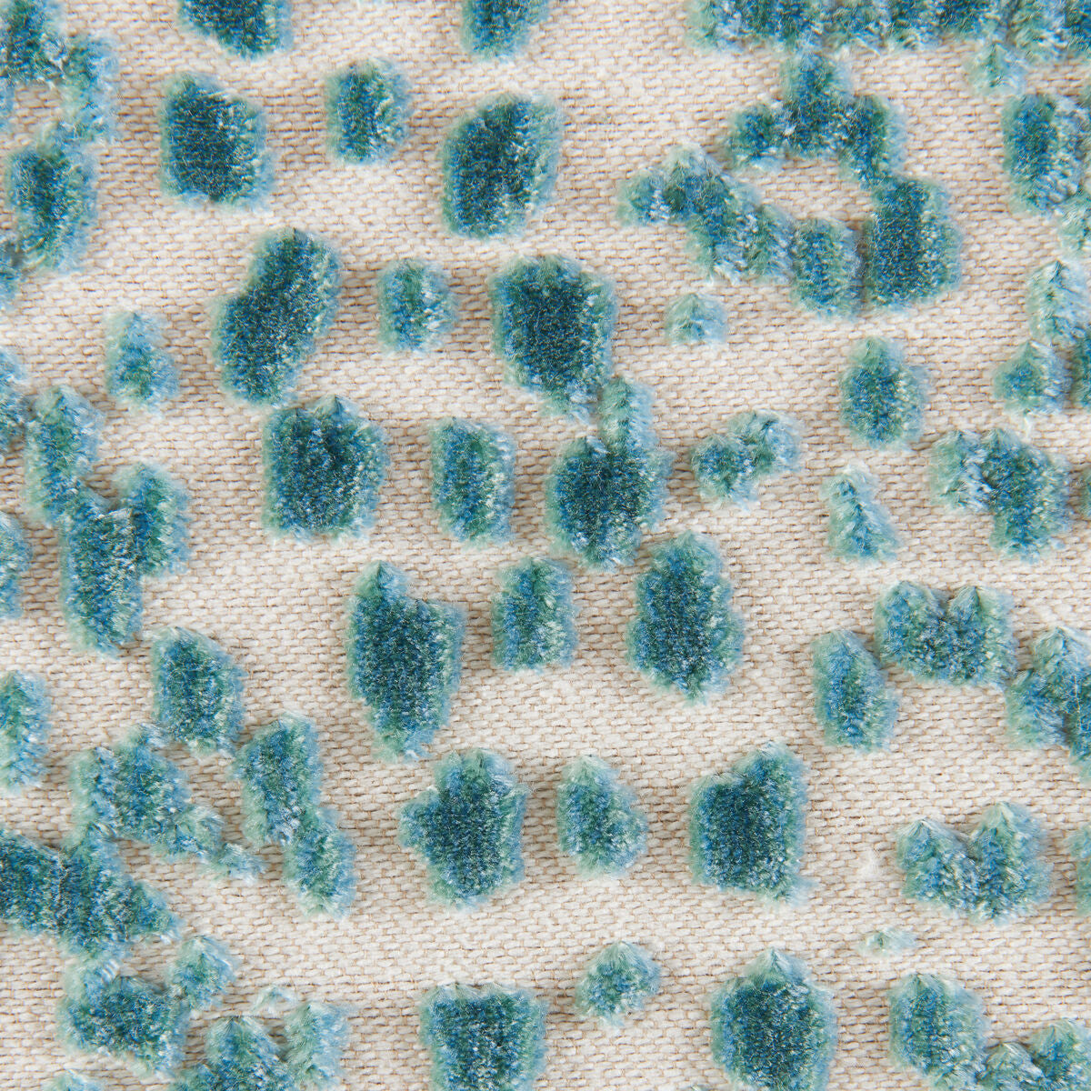 Les Touches Velvet - Aqua - Brunschwig & Fils Fabric