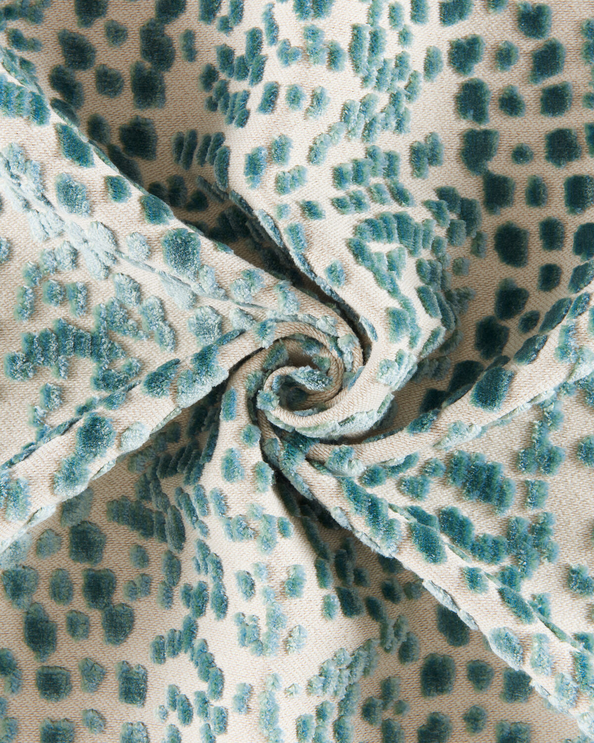 Les Touches Velvet - Aqua - Brunschwig & Fils Fabric