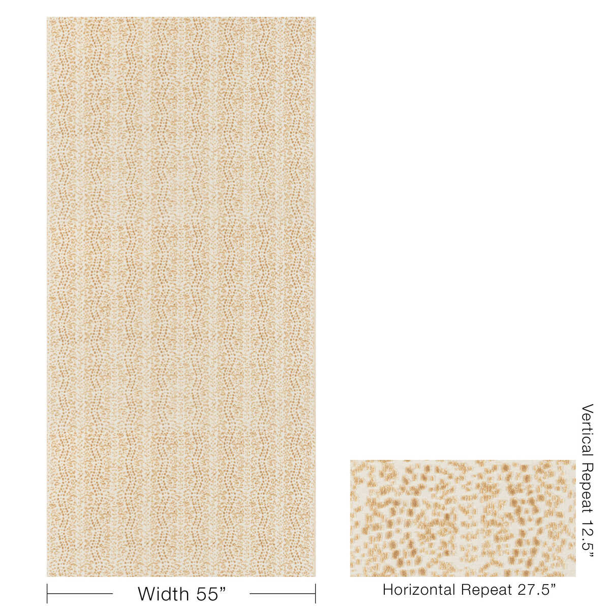 Les Touches Velvet - Ivory - BRUNSCHWIG & FILS Fabric