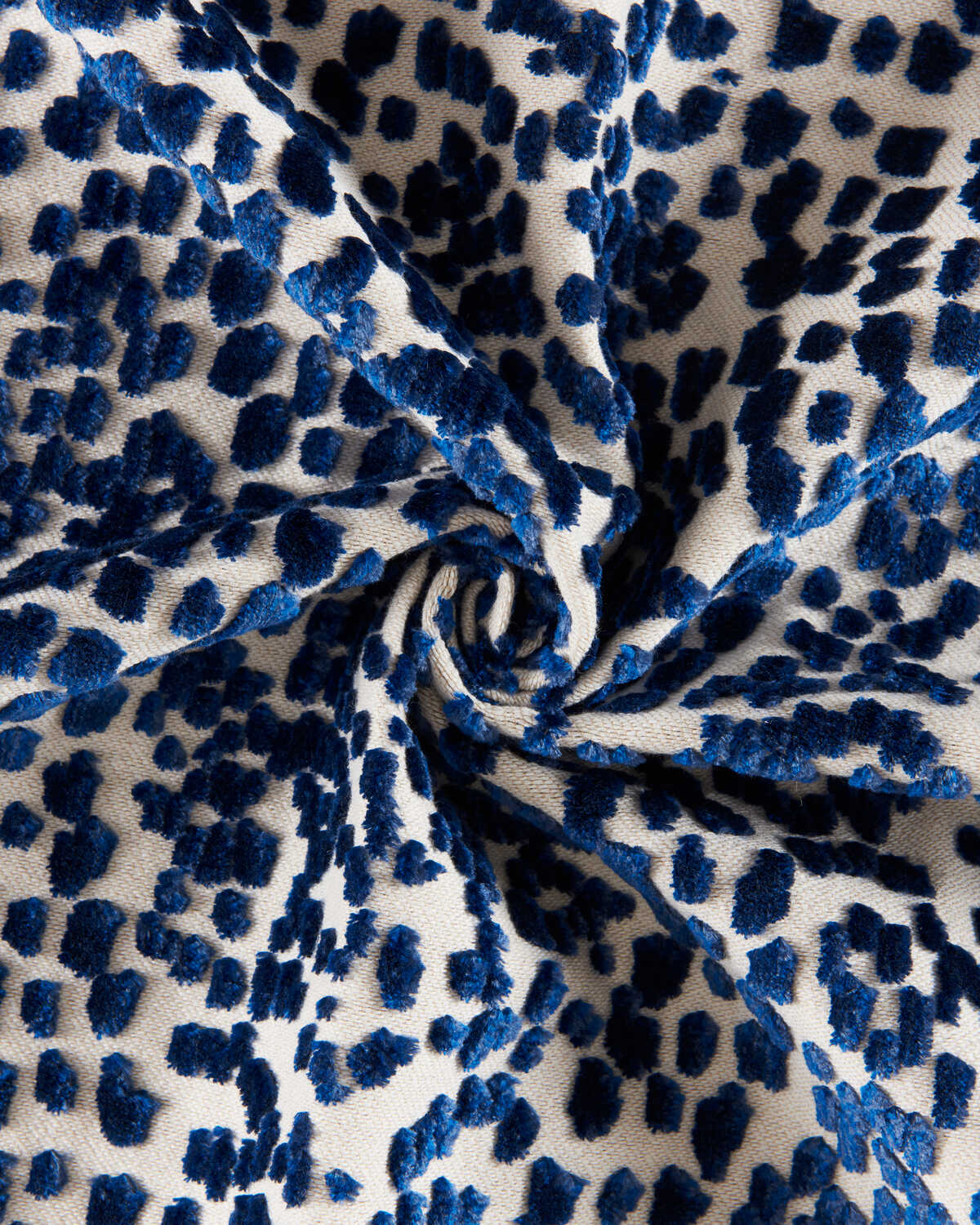 Les Touches Velvet - Blue - BRUNSCHWIG & FILS Tela