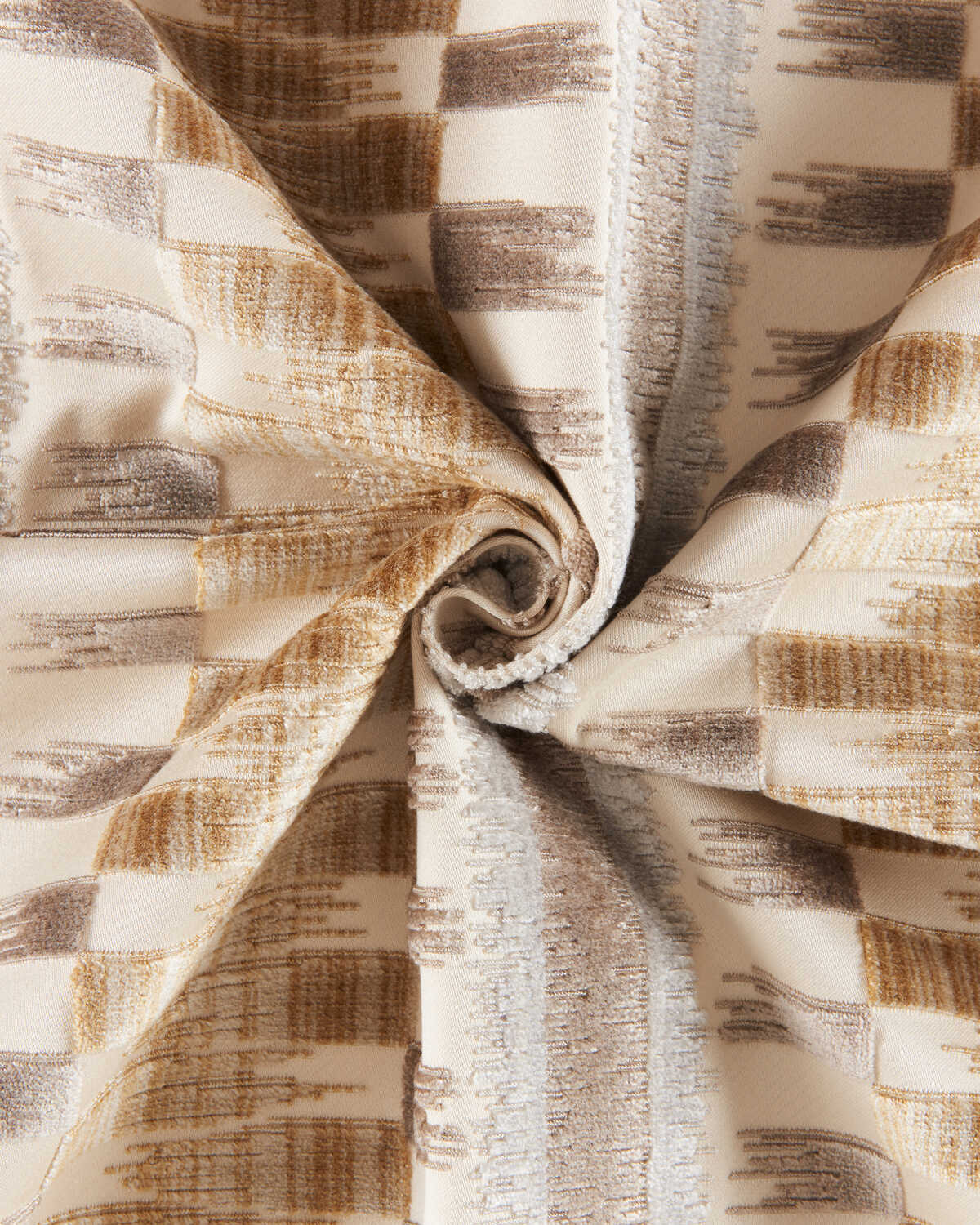 Flamme Velvet - Beige - BRUNSCHWIG & FILS Tela