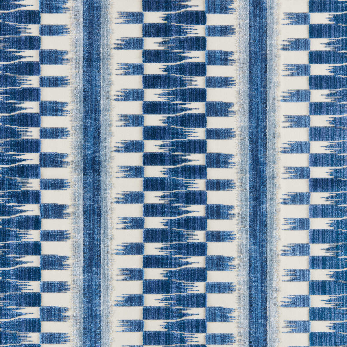 Flamme Velvet - Blue - BRUNSCHWIG & FILS Tela