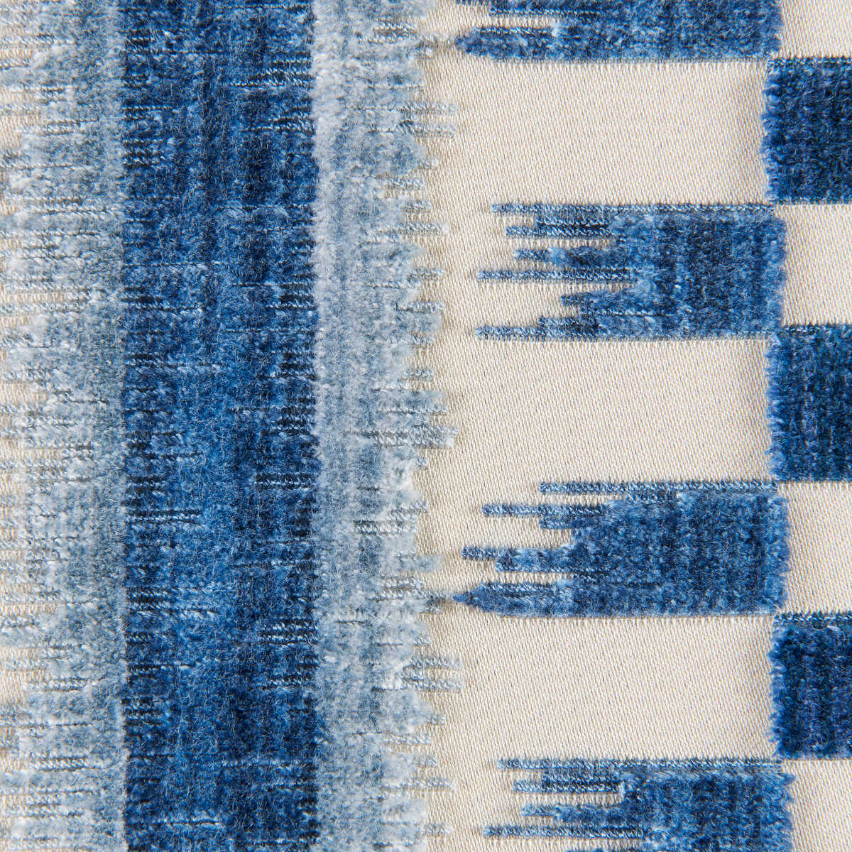 Flamme Velvet - Blue - BRUNSCHWIG & FILS Tela
