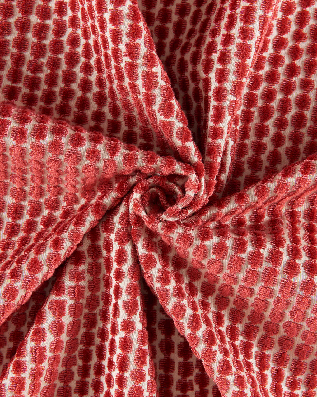Templon Velvet - Red - BRUNSCHWIG & FILS Tela
