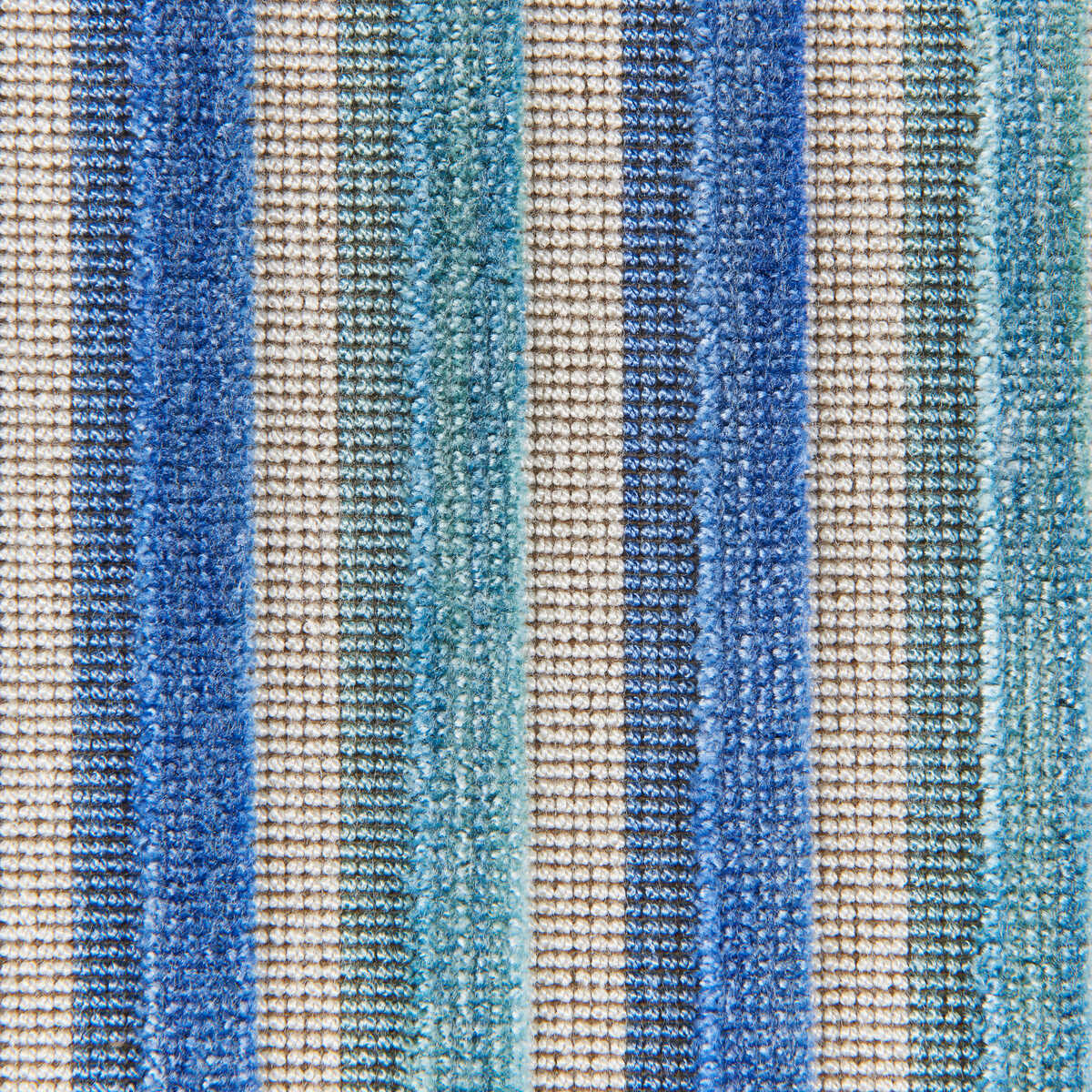 Lien Velvet - Blue - BRUNSCHWIG & FILS Tela