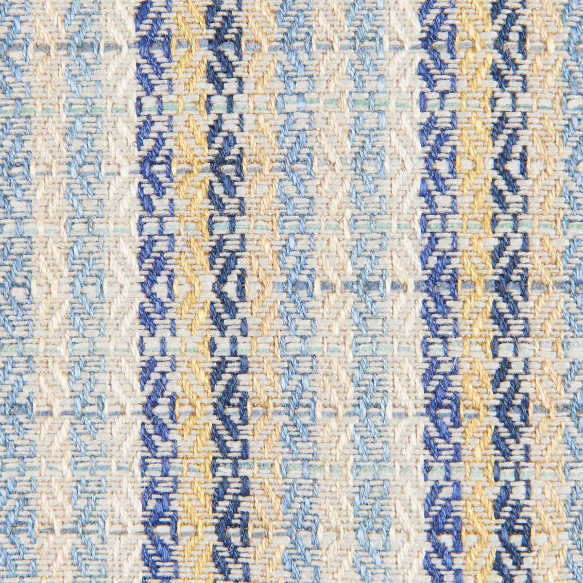 Moret Weave - Blue/Gold - BRUNSCHWIG & FILS Fabric