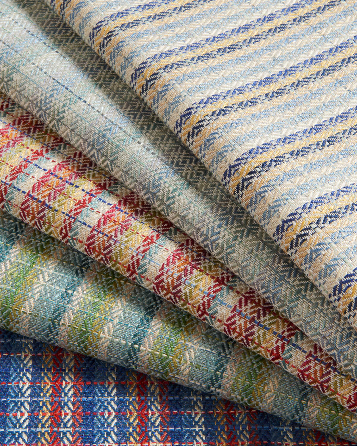 Moret Weave - Blue/Gold - BRUNSCHWIG & FILS Fabric
