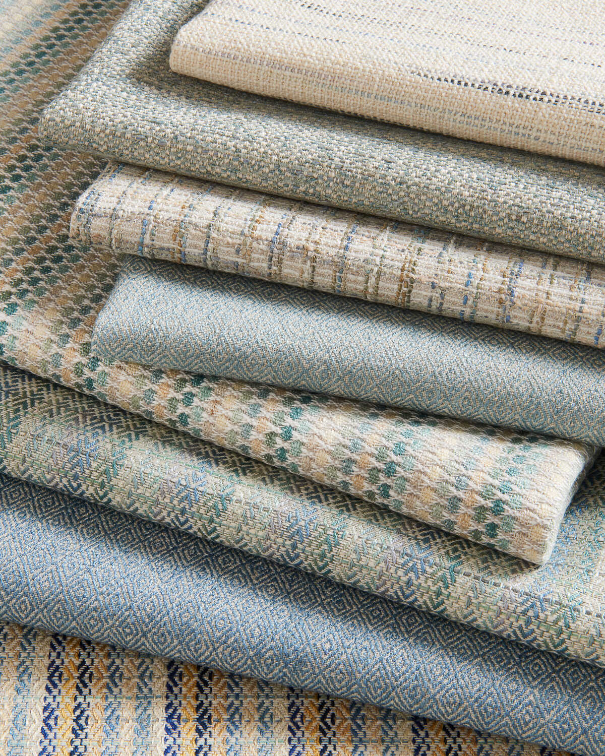 Marcilly Weave - Aqua - BRUNSCHWIG & FILS Tela