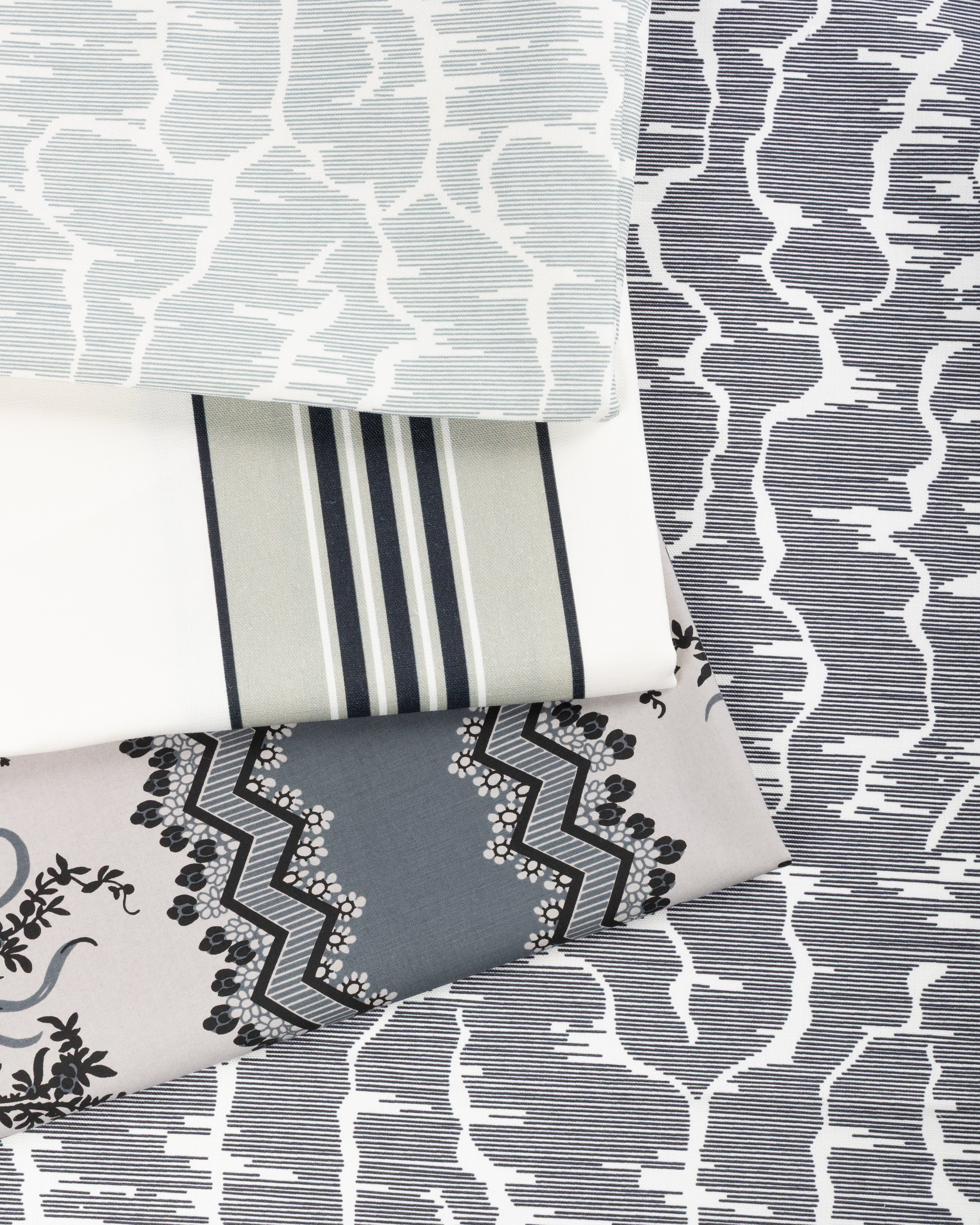 Rayure Marcellin - Grey - Brunschwig & Fils Fabric