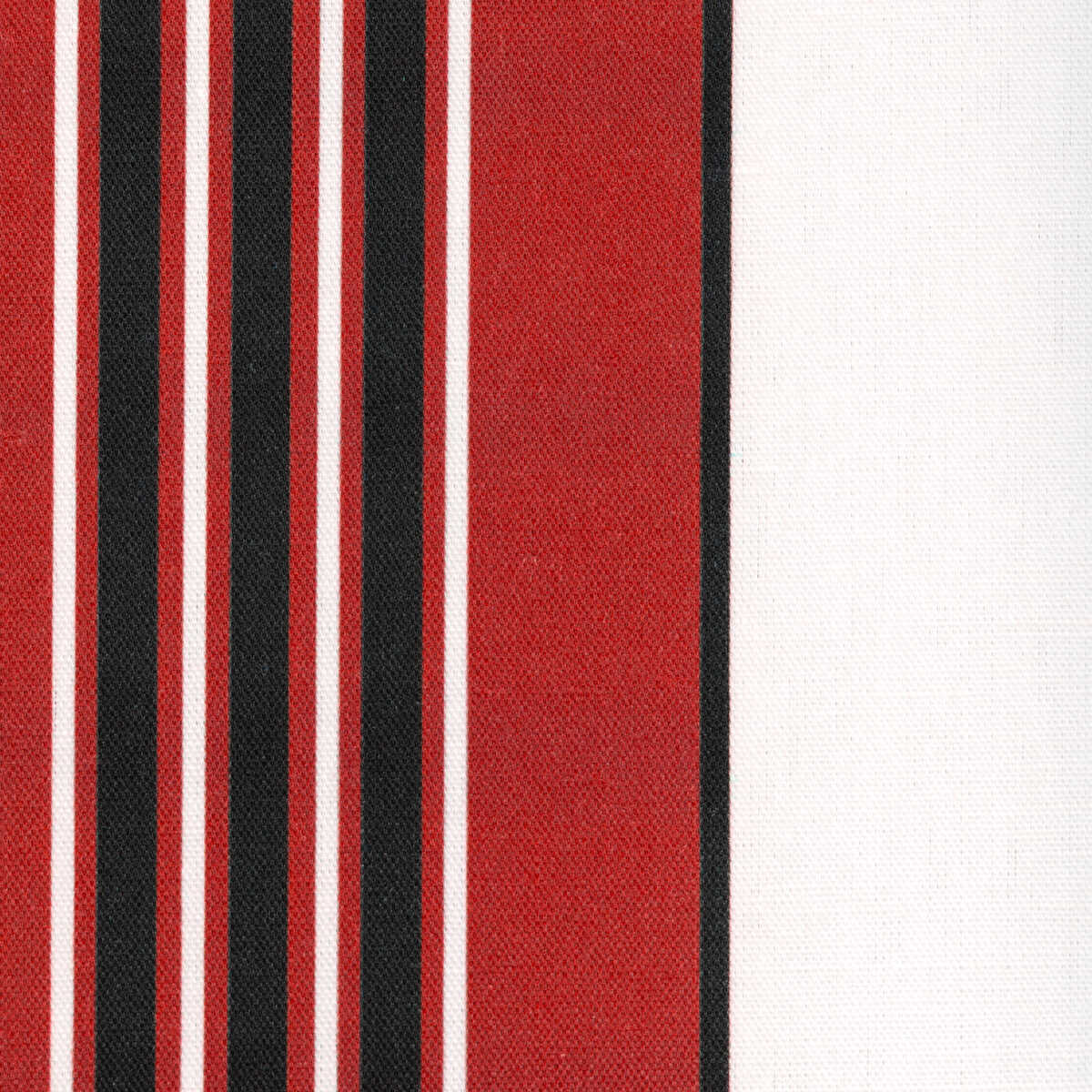 Rayure Marcellin - Rouge - BRUNSCHWIG & FILS Fabric
