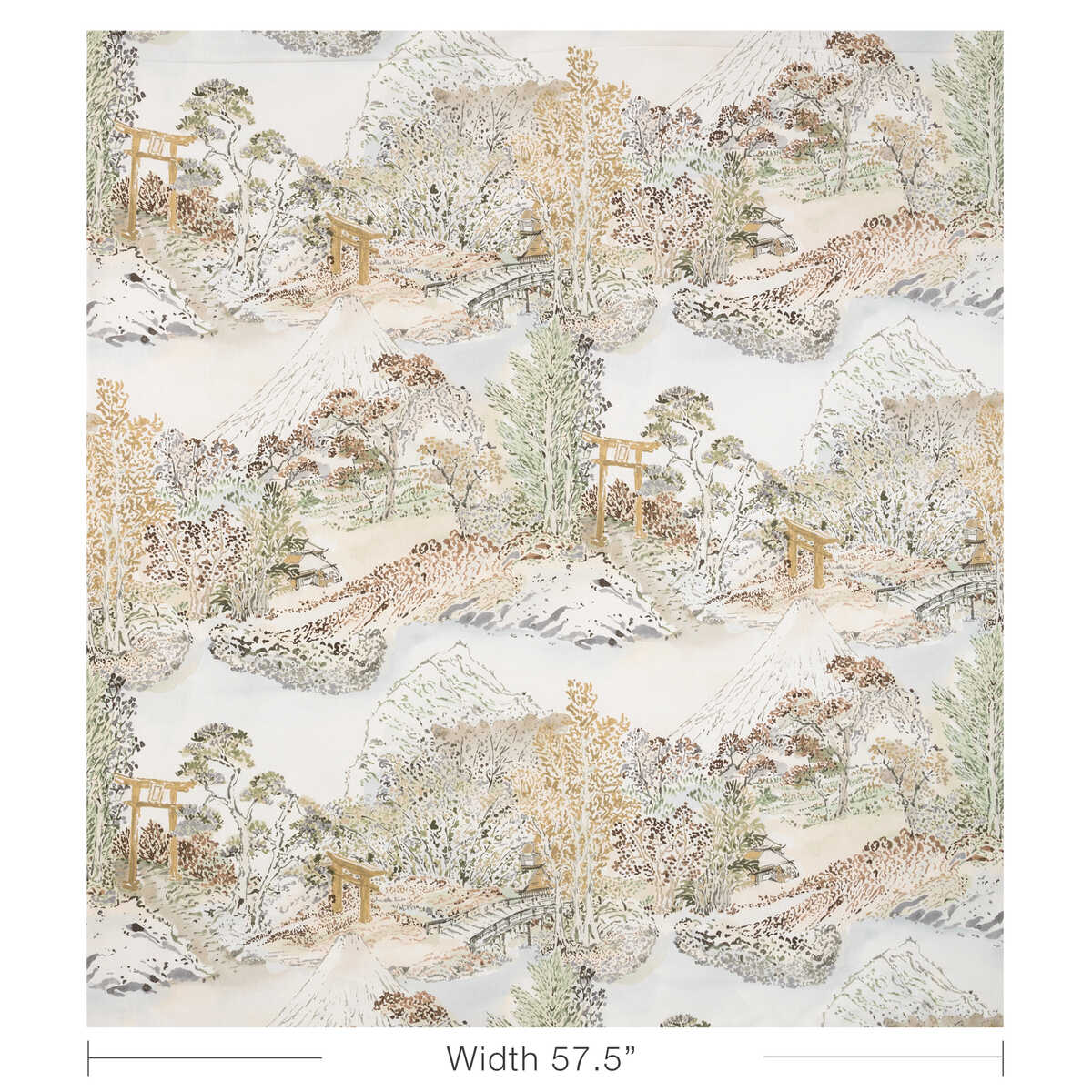 Meiji Print - Natural - BRUNSCHWIG & FILS Tela