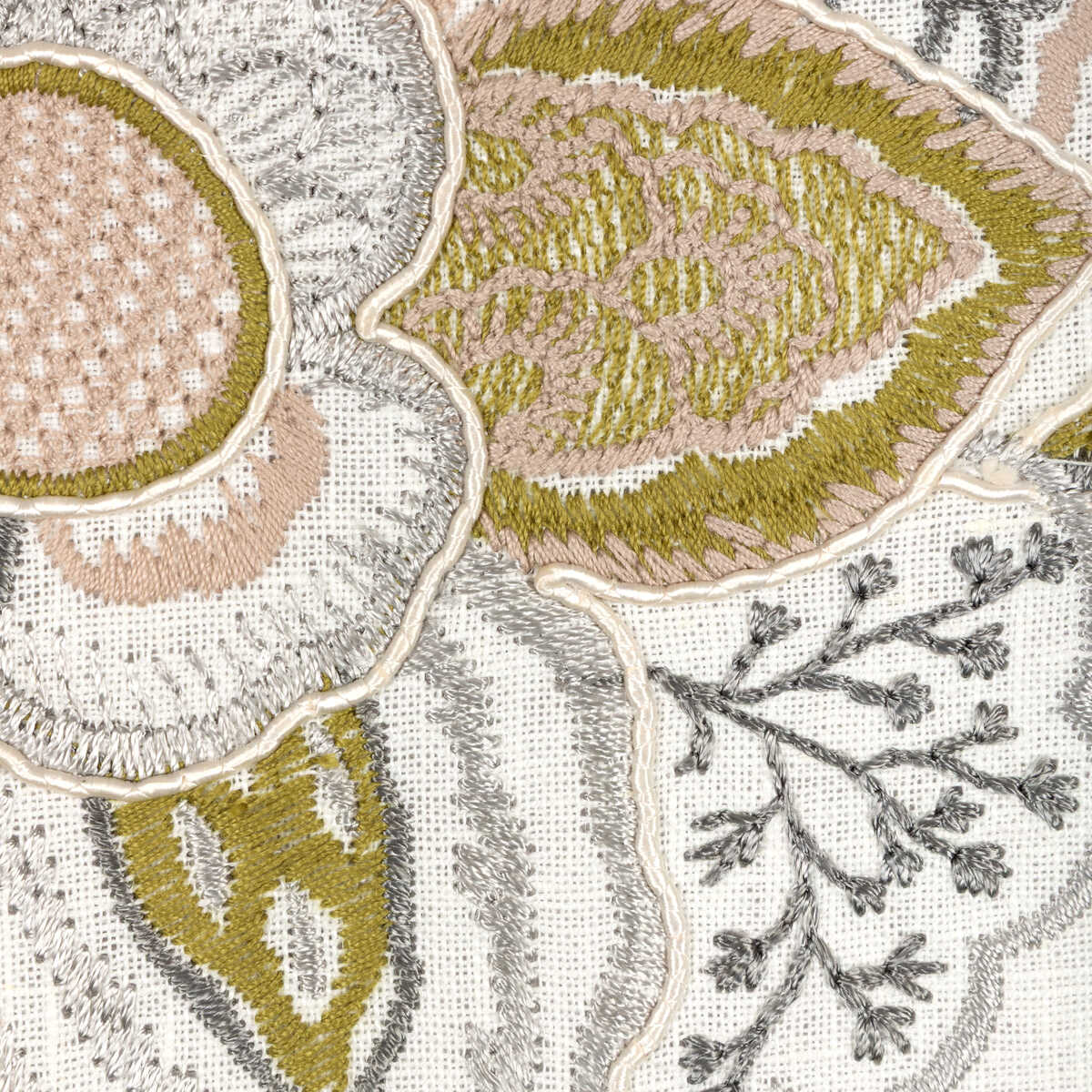 Sierre Emb - Lagoon - BRUNSCHWIG & FILS Fabric