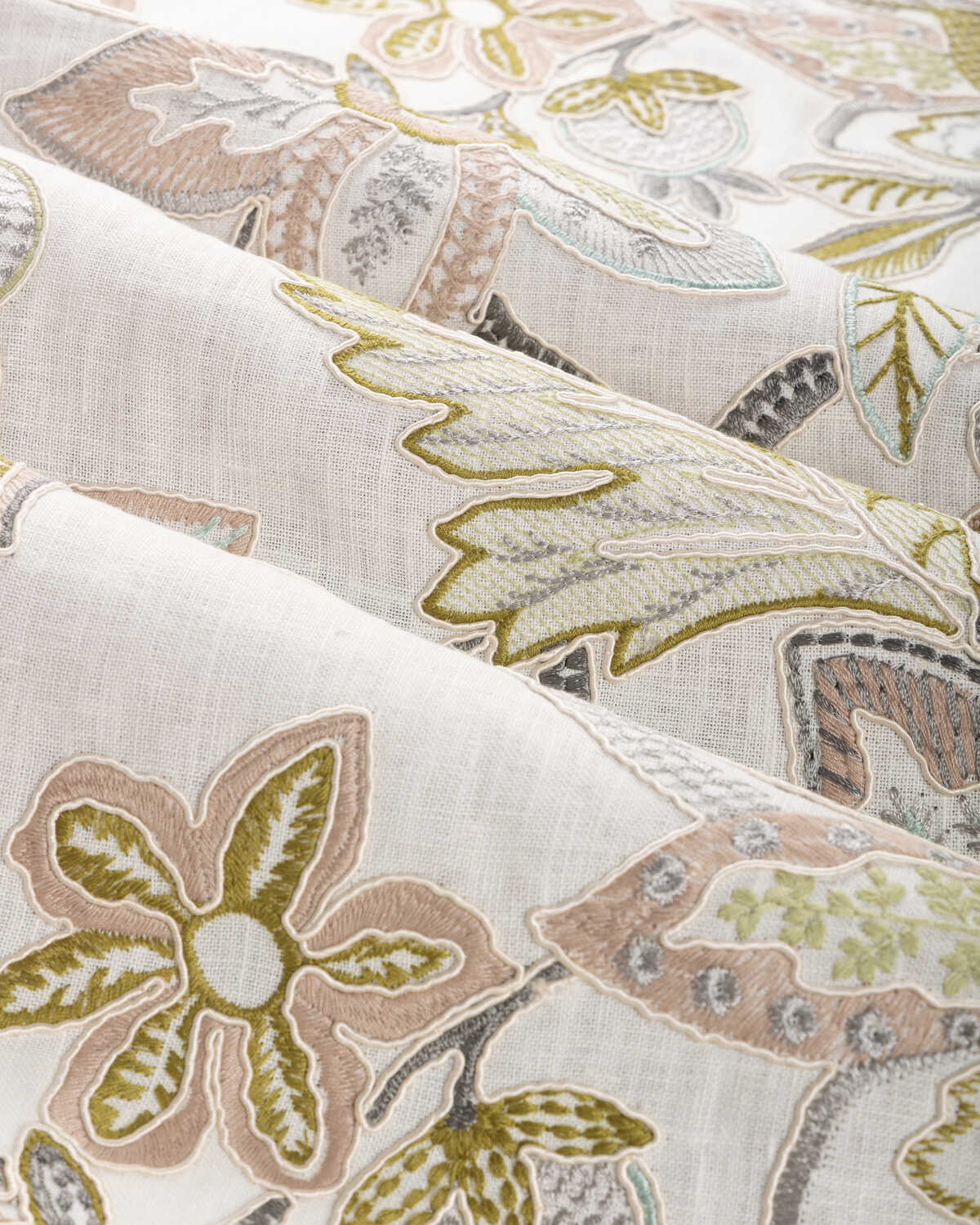 Sierre Emb - Lagoon - BRUNSCHWIG & FILS Fabric