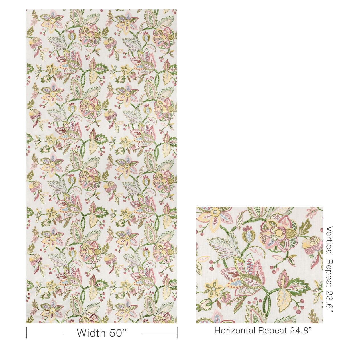 Sierre Emb - Spring - Brunschwig & Fils Fabric
