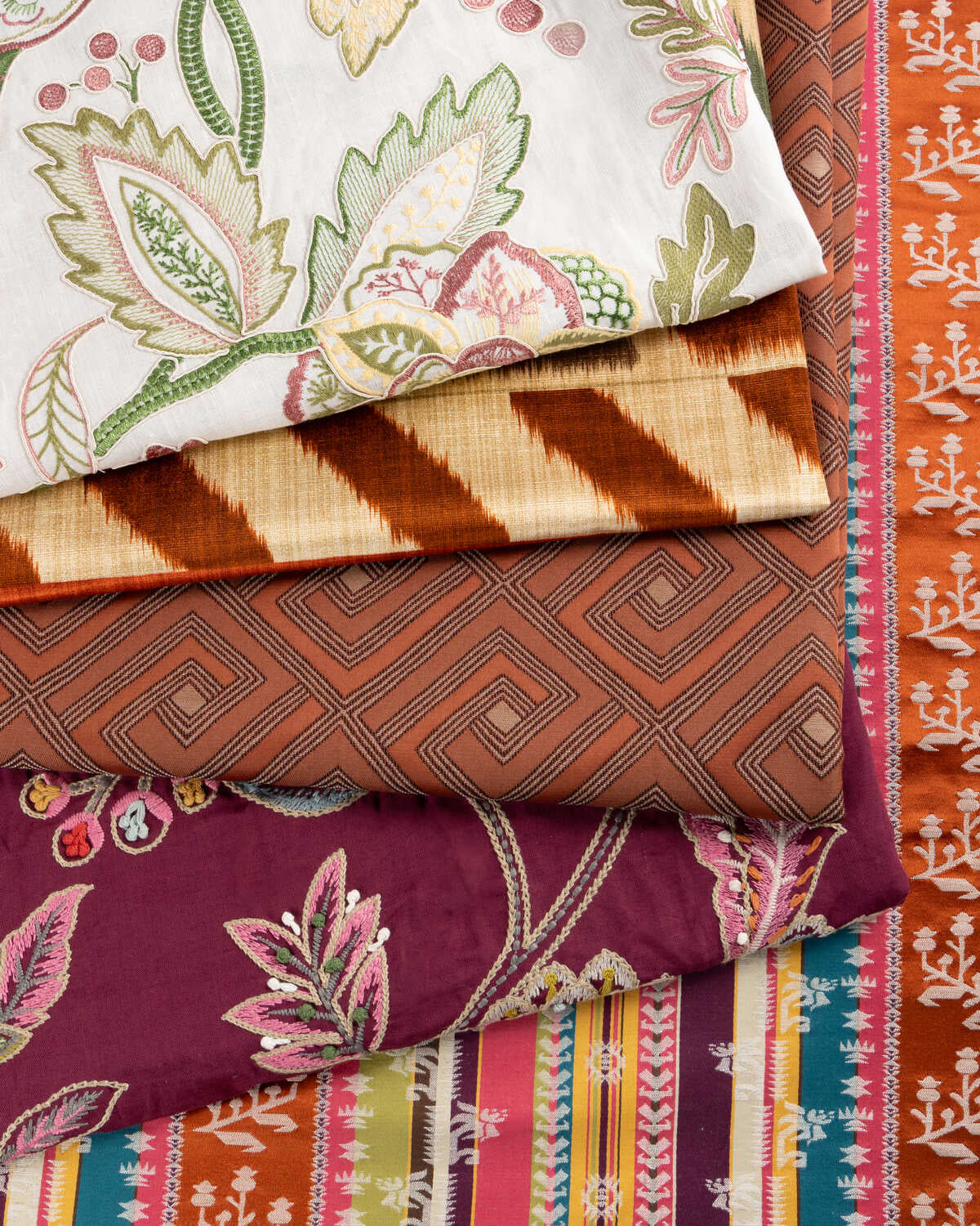 Mazamet Weave - Red - BRUNSCHWIG & FILS Fabric