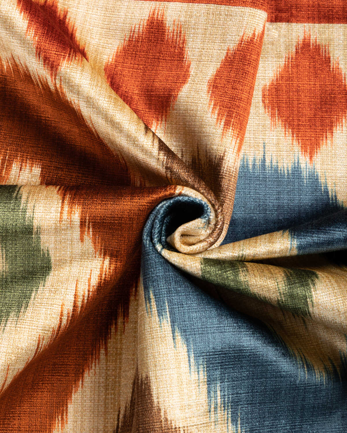 Uzbek Velvet - Multi - BRUNSCHWIG & FILS Fabric