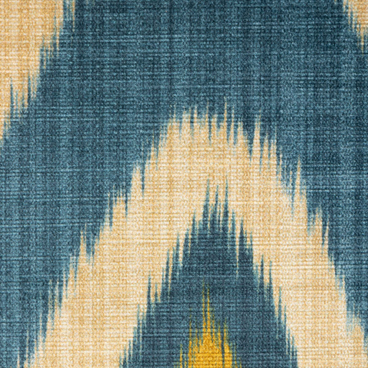 Uzbek Velvet - Green/Blue - BRUNSCHWIG & FILS Fabric