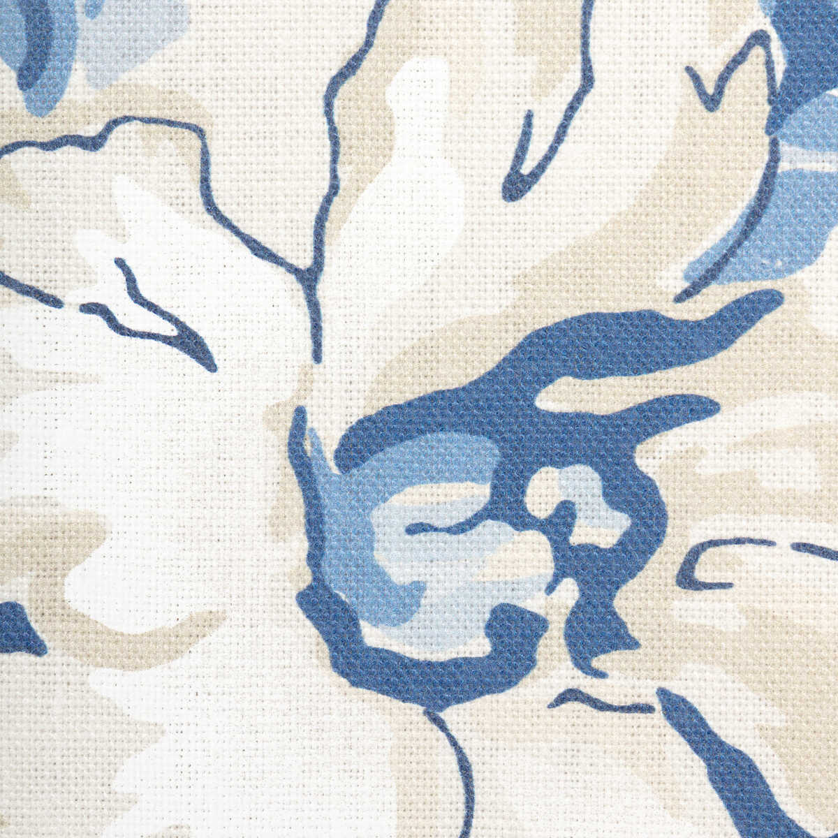 Maintenon Print - Blue - BRUNSCHWIG & FILS Fabric